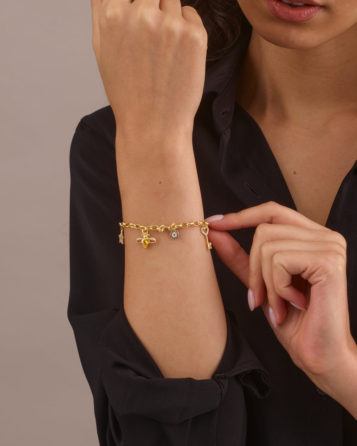 LUCKY CHARMS GOLD BRACELET