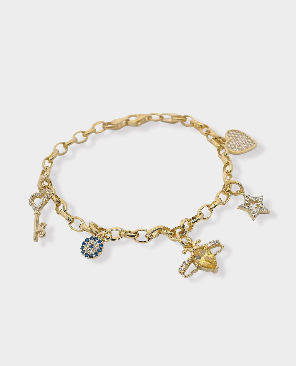 LUCKY CHARMS GOLD BRACELET
