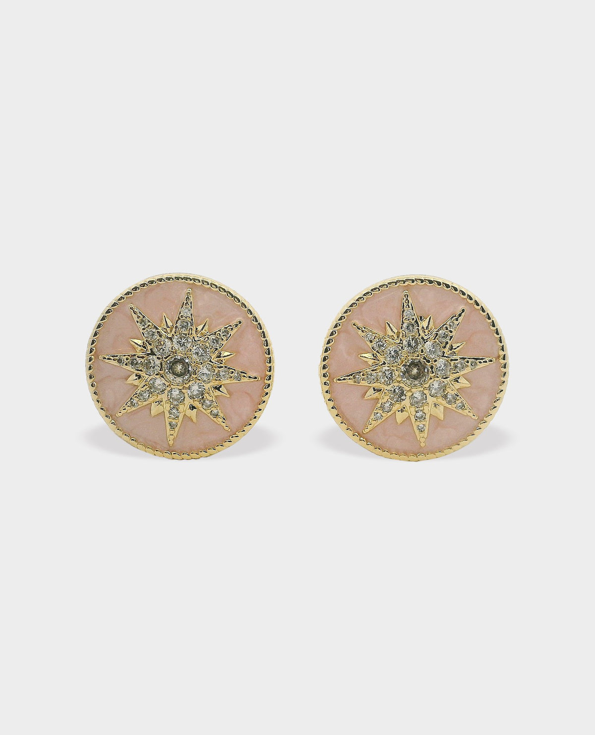 DESERT STAR STUD EARRINGS - PINK