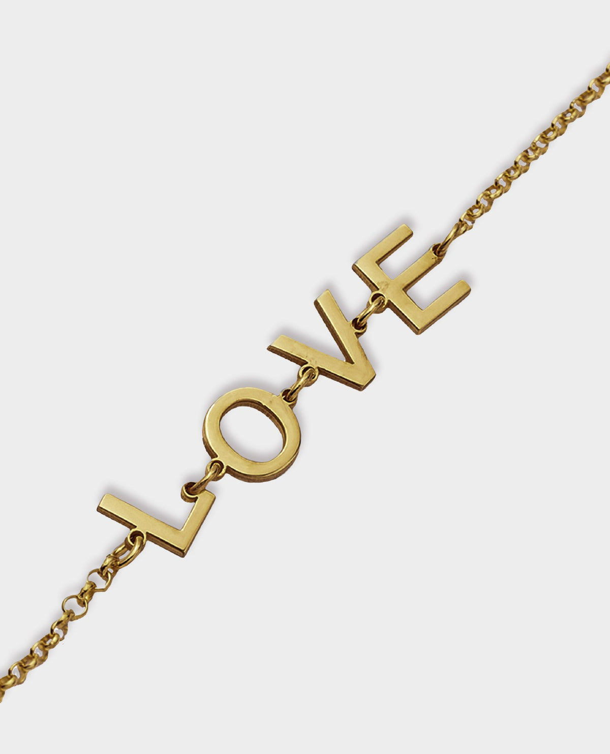 LOVE LETTER GOLD BRACELET
