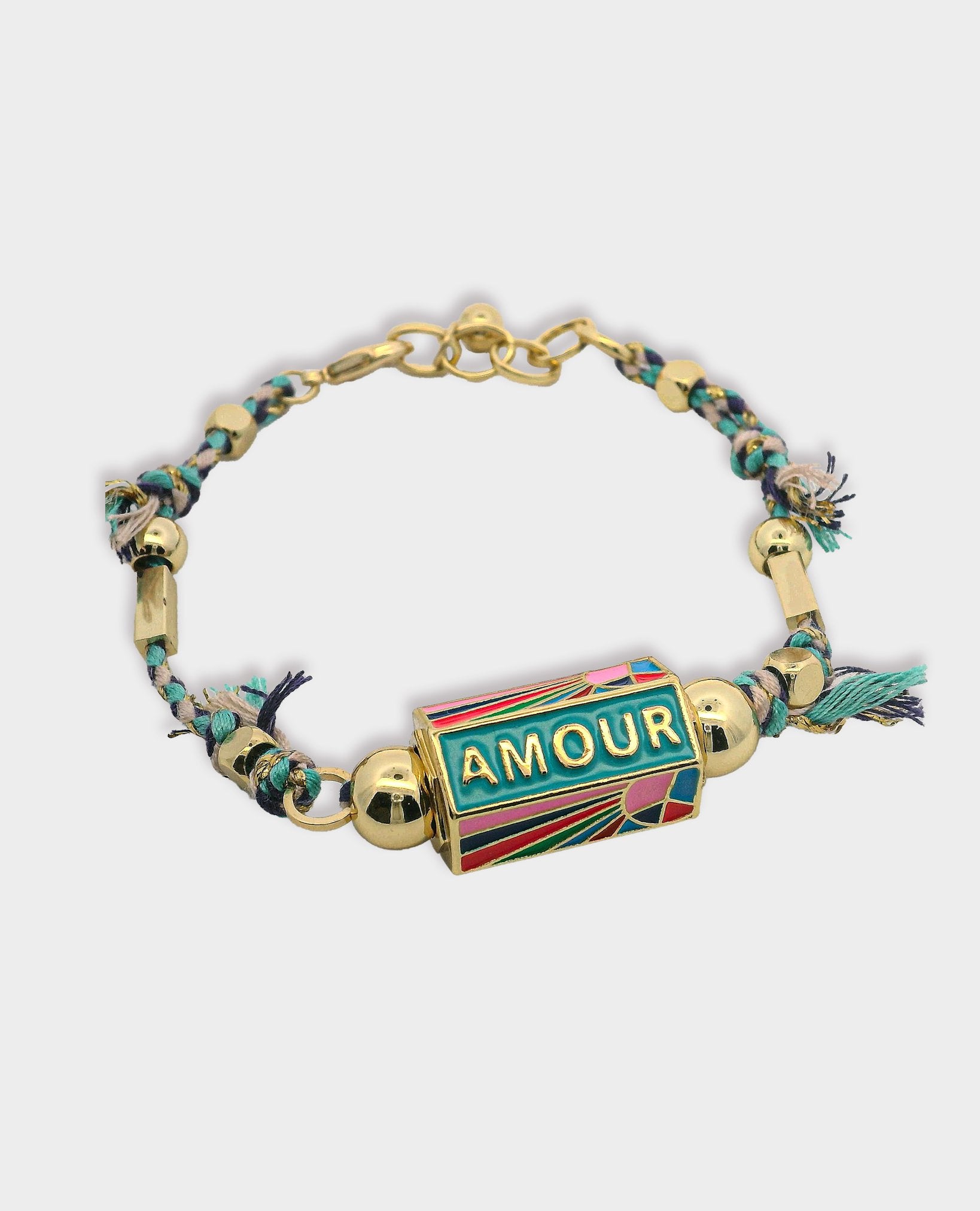 BOHEMIAN AMOUR CHARM BRACELET - TURQUOISE