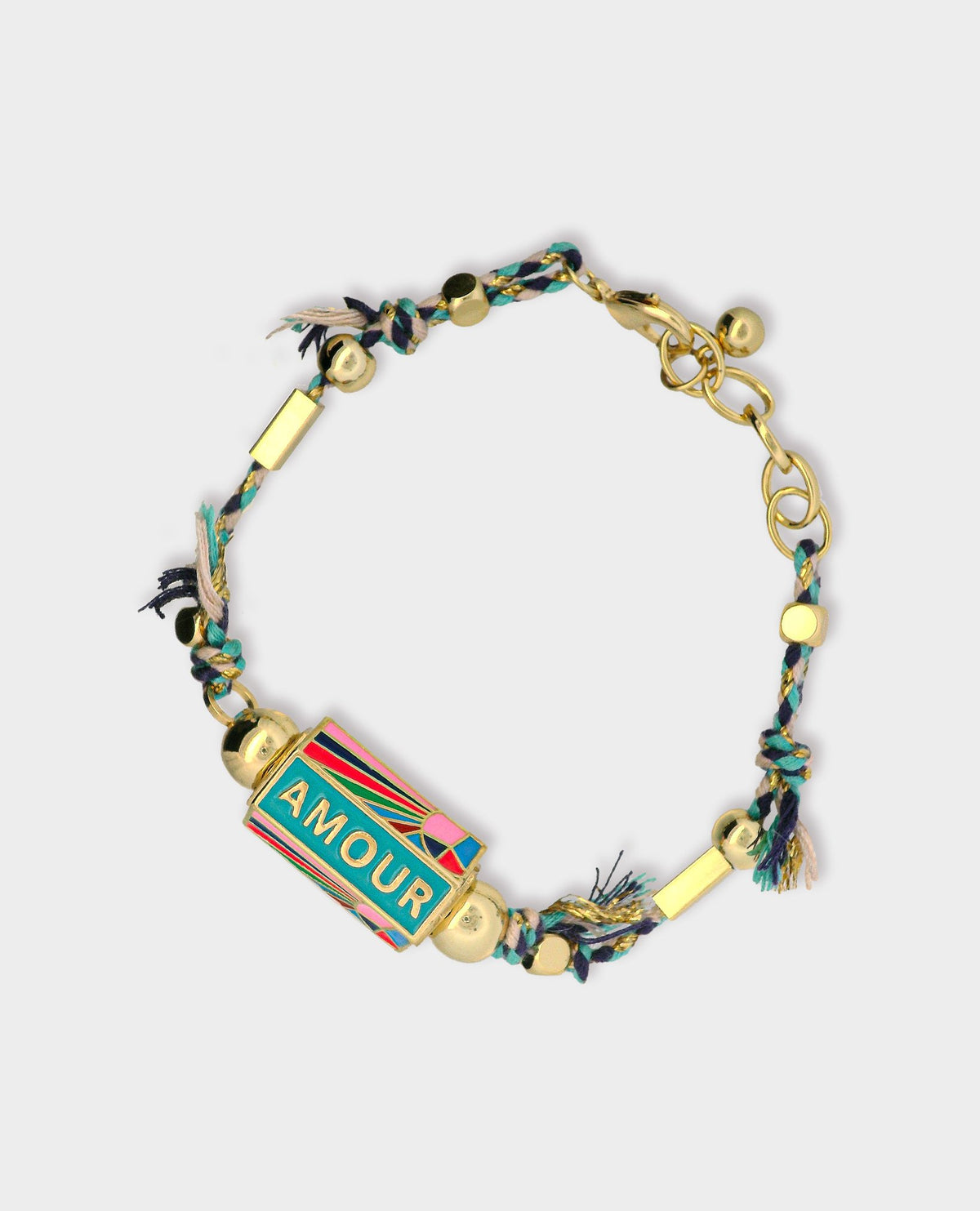 BOHEMIAN AMOUR CHARM BRACELET - TURQUOISE