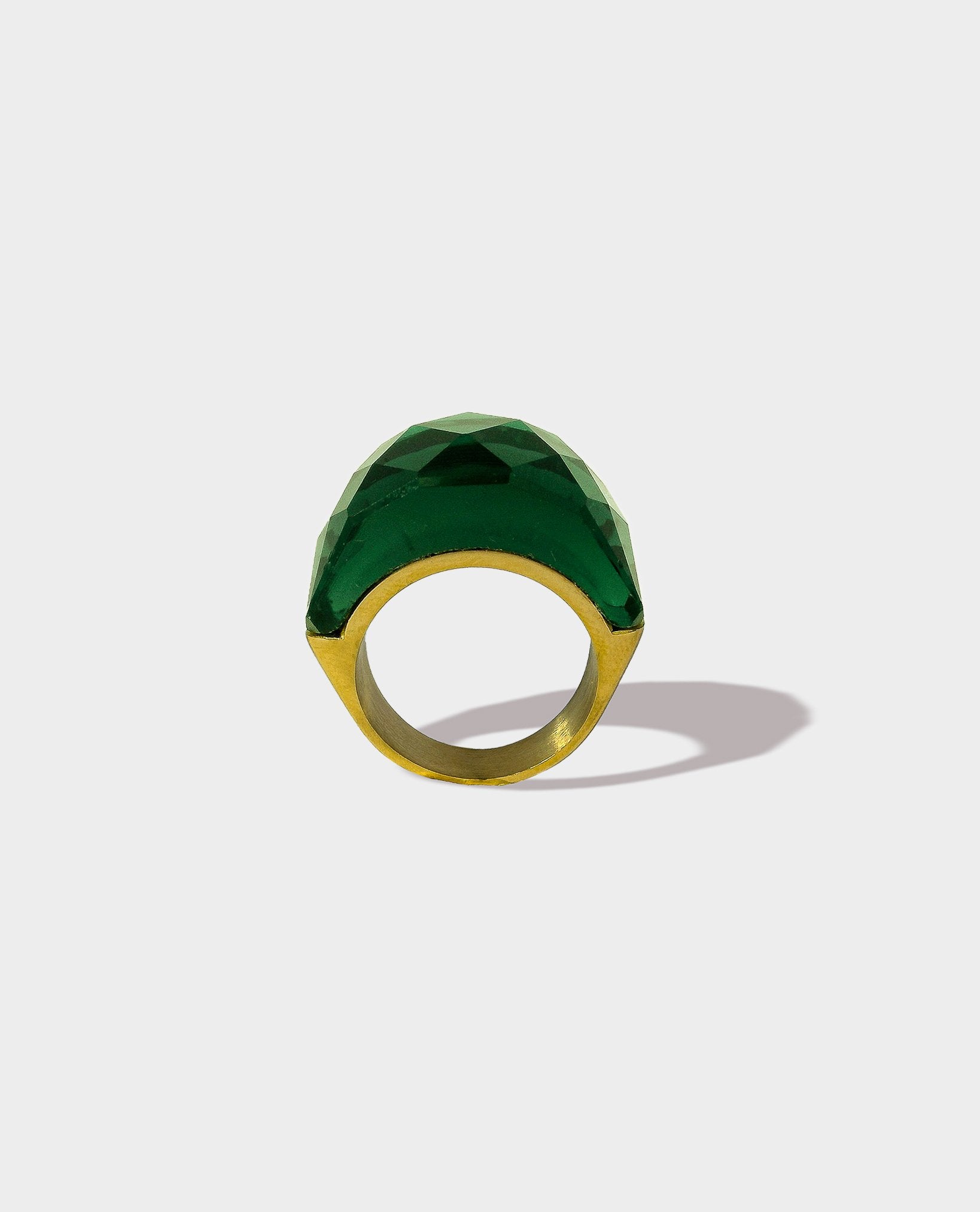 DISCO RING - GREEN & GOLD