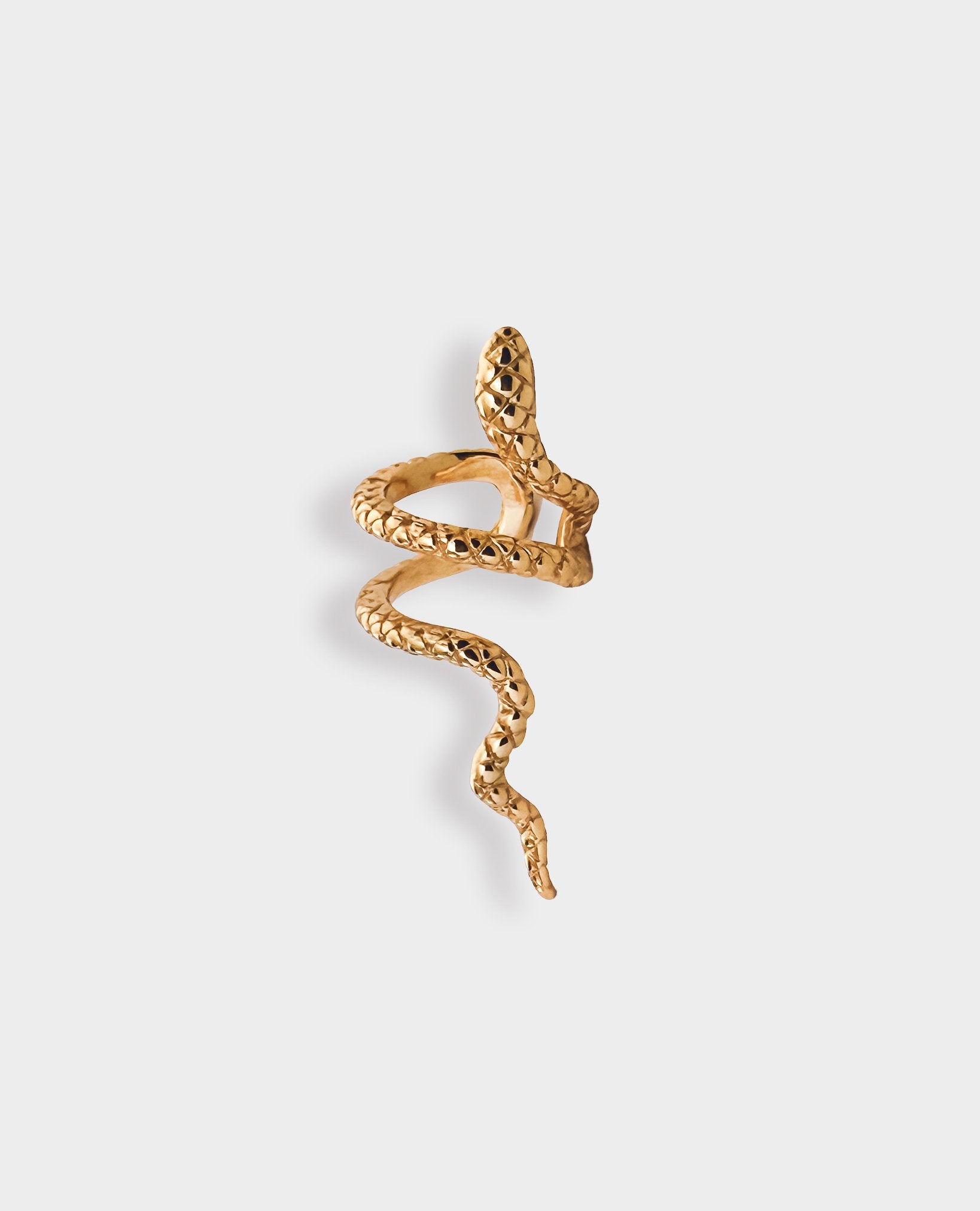 SNAKE GOLD EAR CUFF