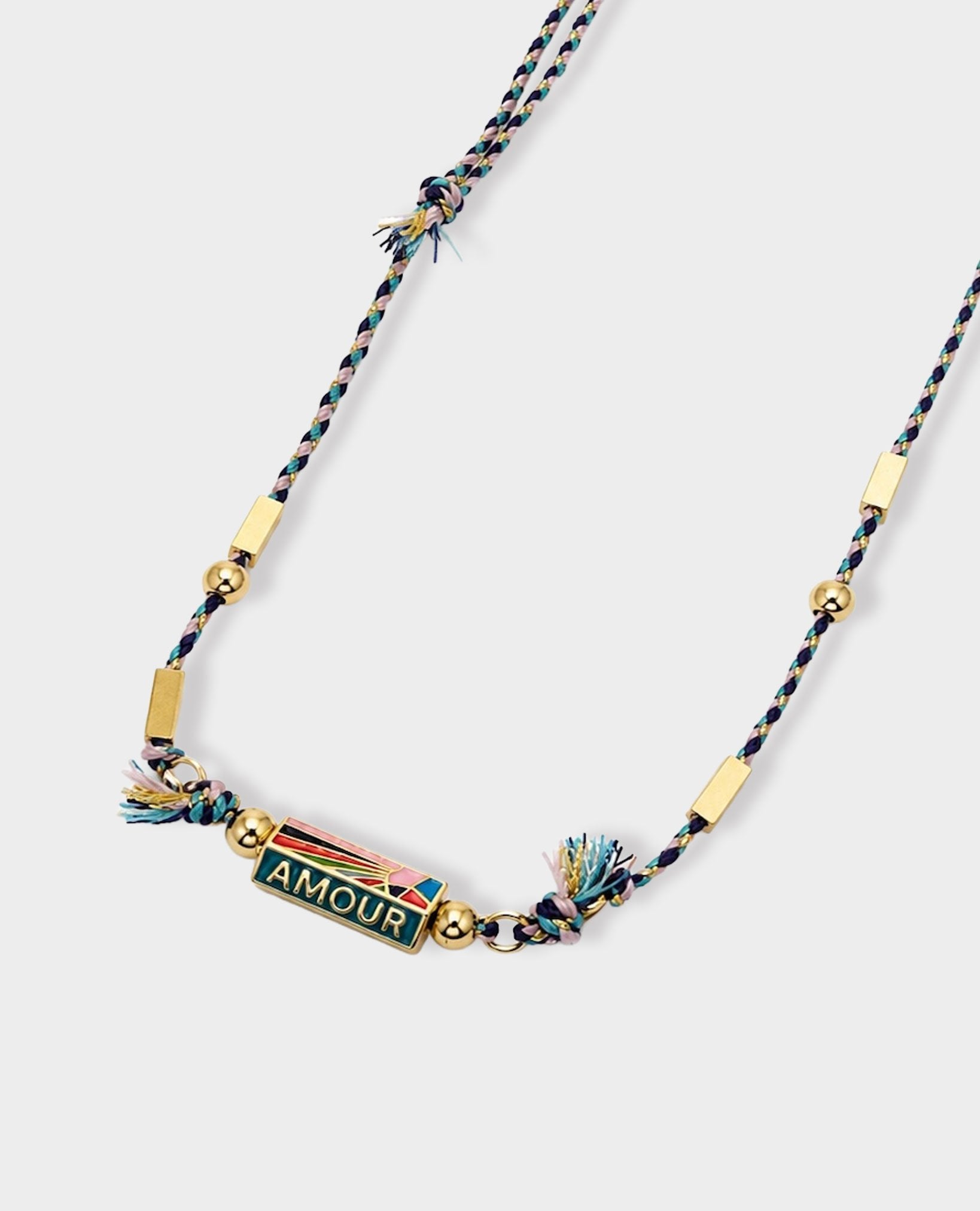 BOHEMIAN AMOUR PENDANT NECKLACE - TURQUOISE