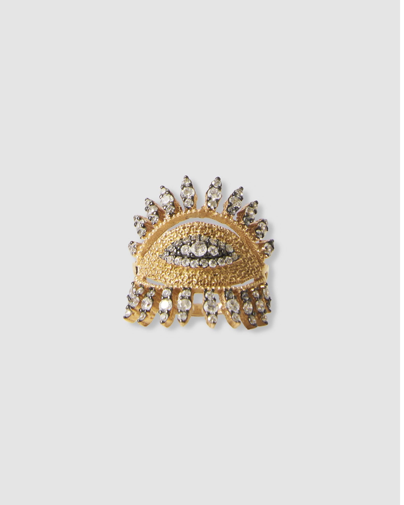 ETHEREAL GOLD EVIL EYE RING