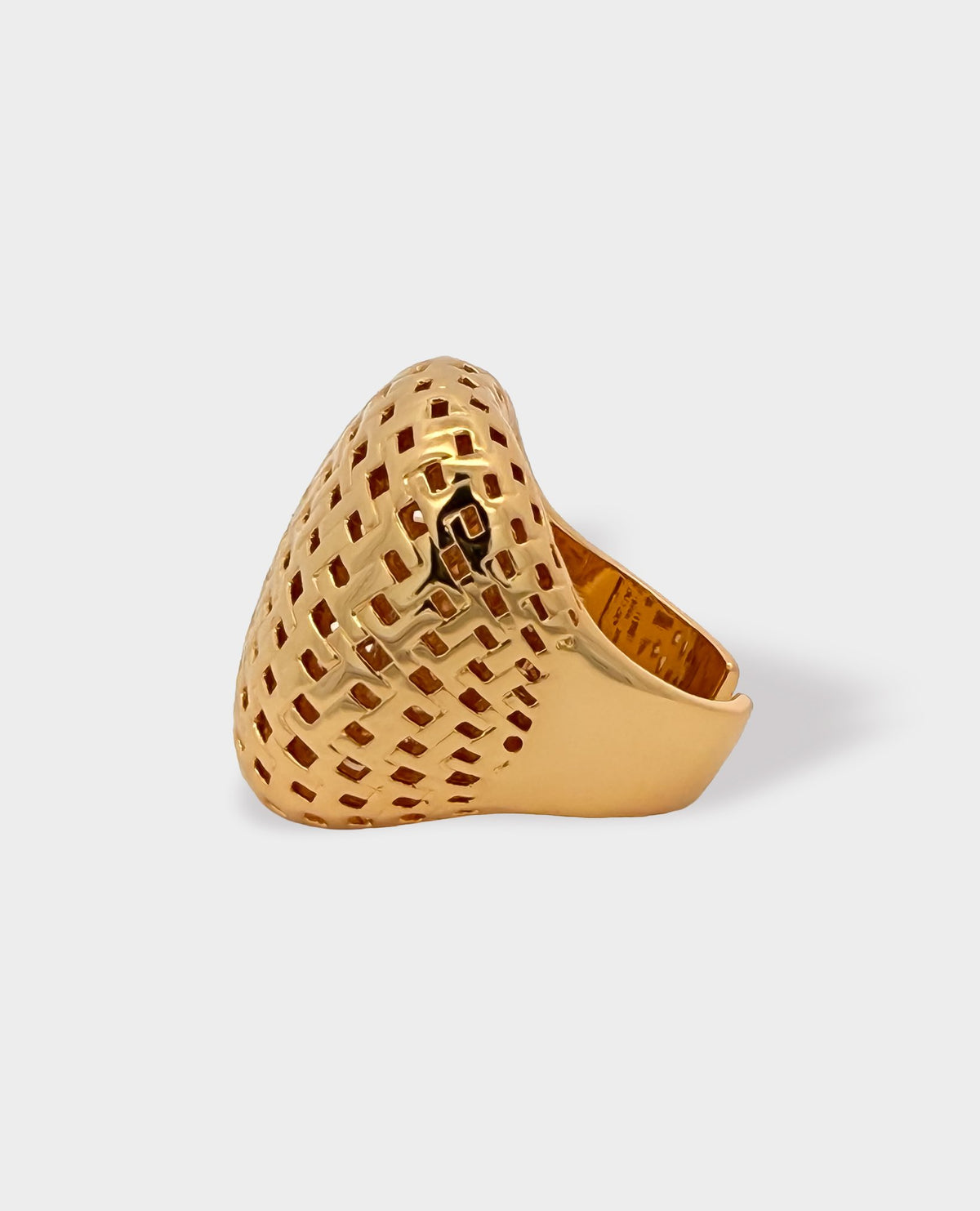 WOVEN GOLD RING