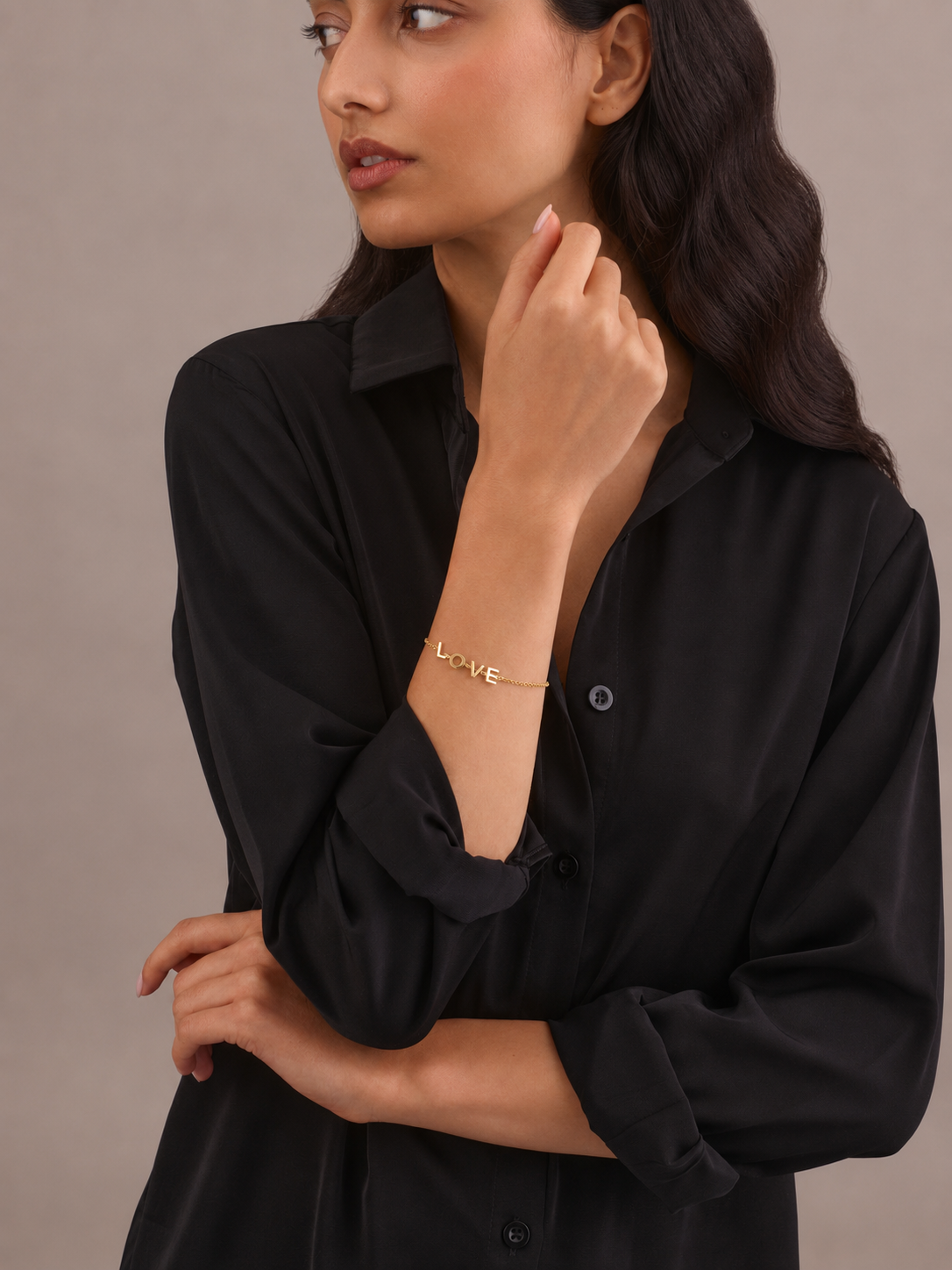 LOVE LETTER GOLD BRACELET