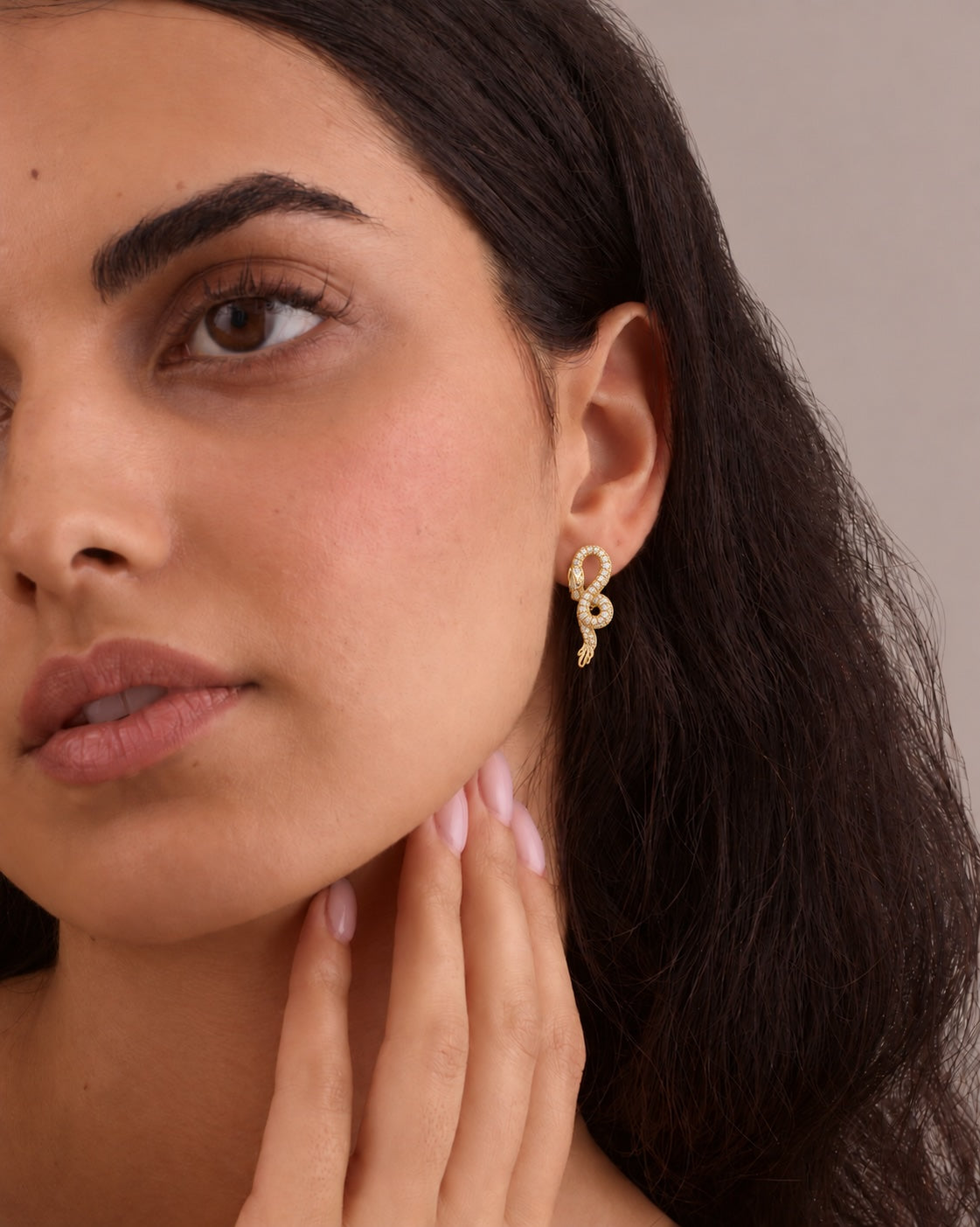 DRAGON GOLD STUD EARRINGS
