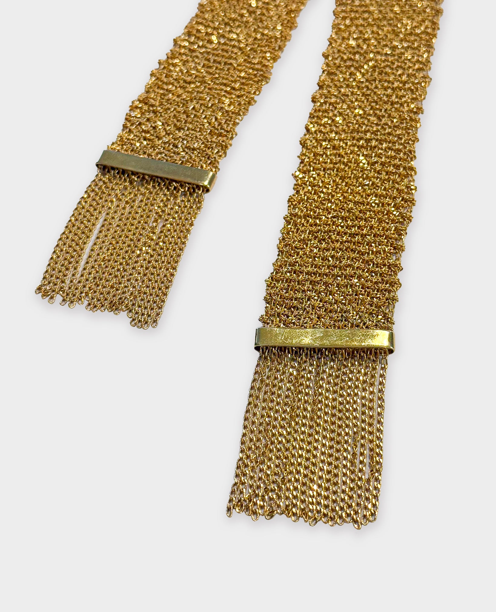 LUXE: THE GOLD MESH SCARF NECKLACE