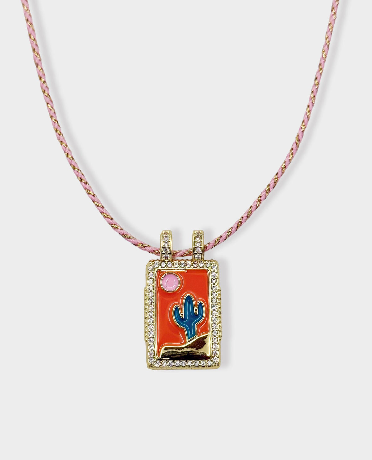 MINI CACTUS PENDANT NECKLACE