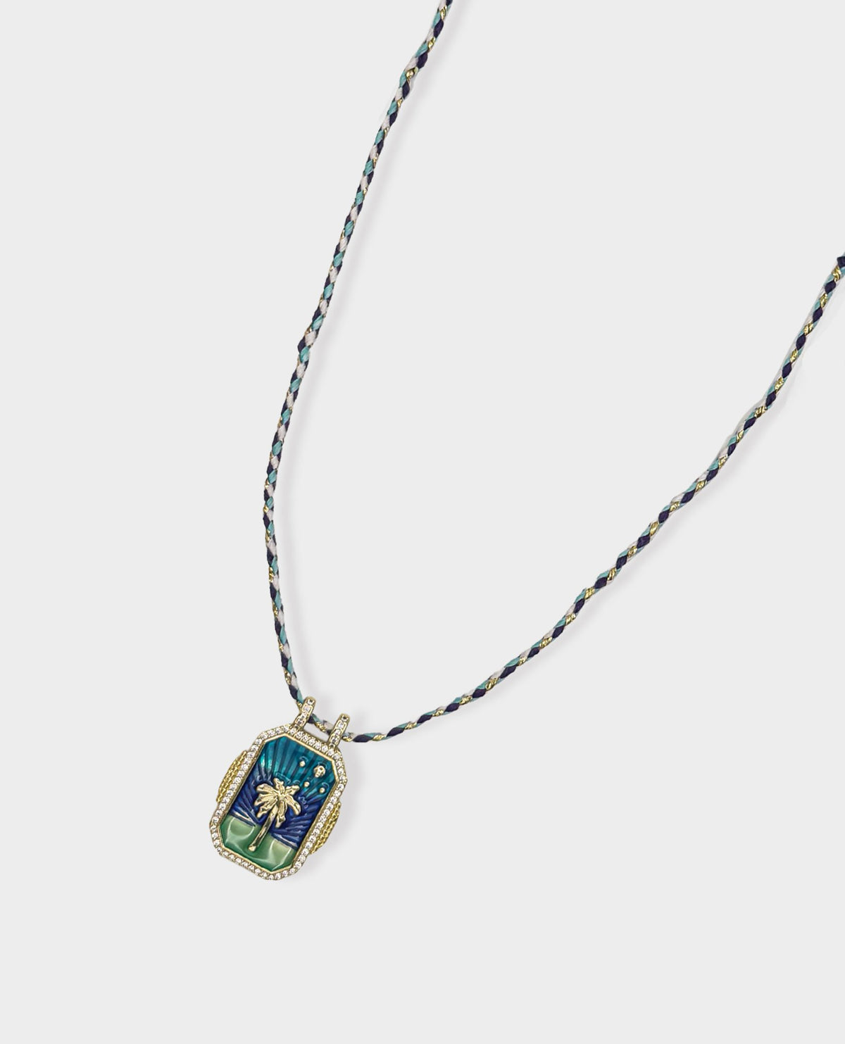 PALM TREE PENDANT NECKLACE