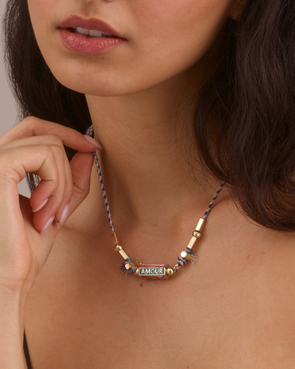 BOHEMIAN AMOUR PENDANT NECKLACE - TURQUOISE