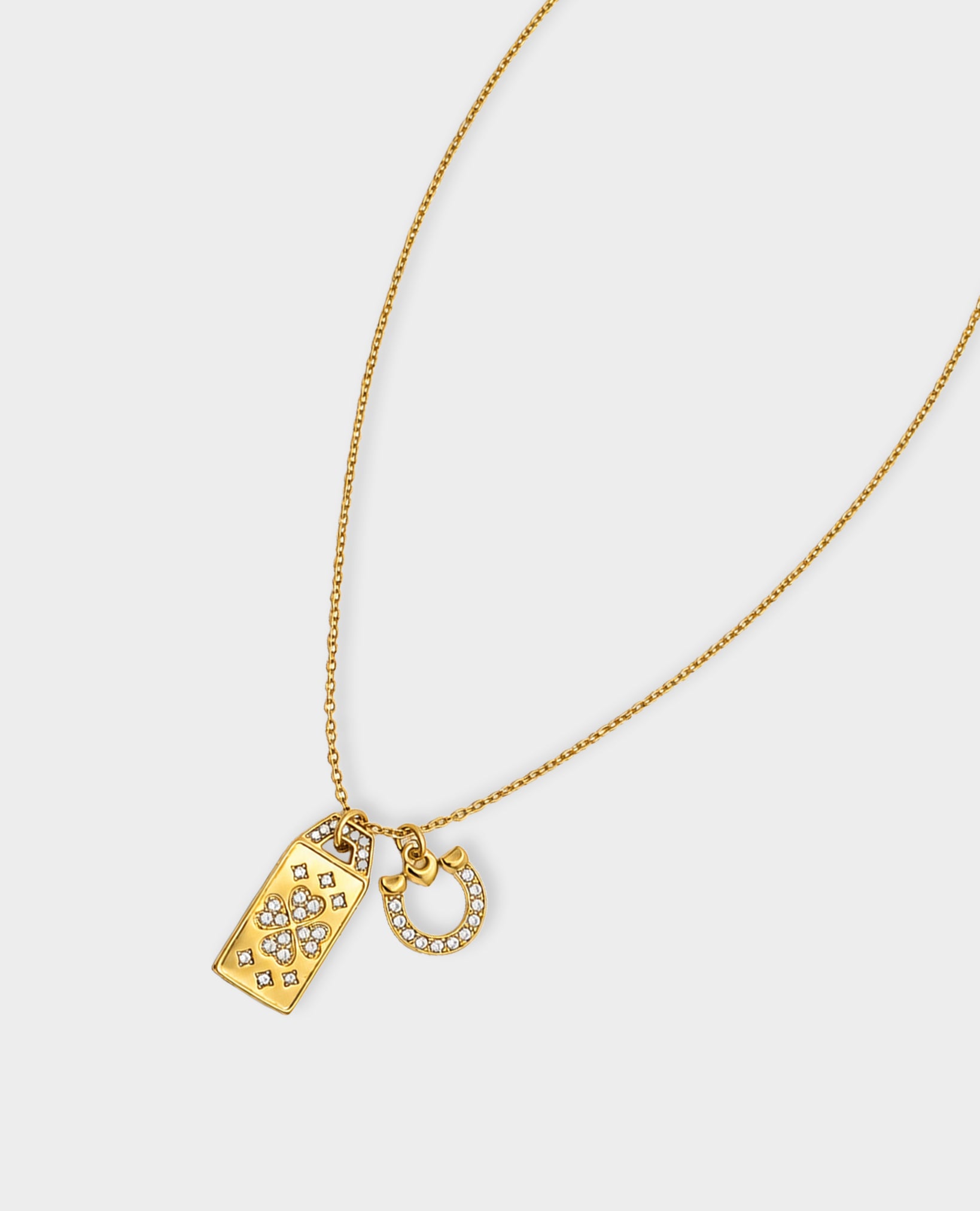 LUCKY TALISMAN GOLD NECKLACE