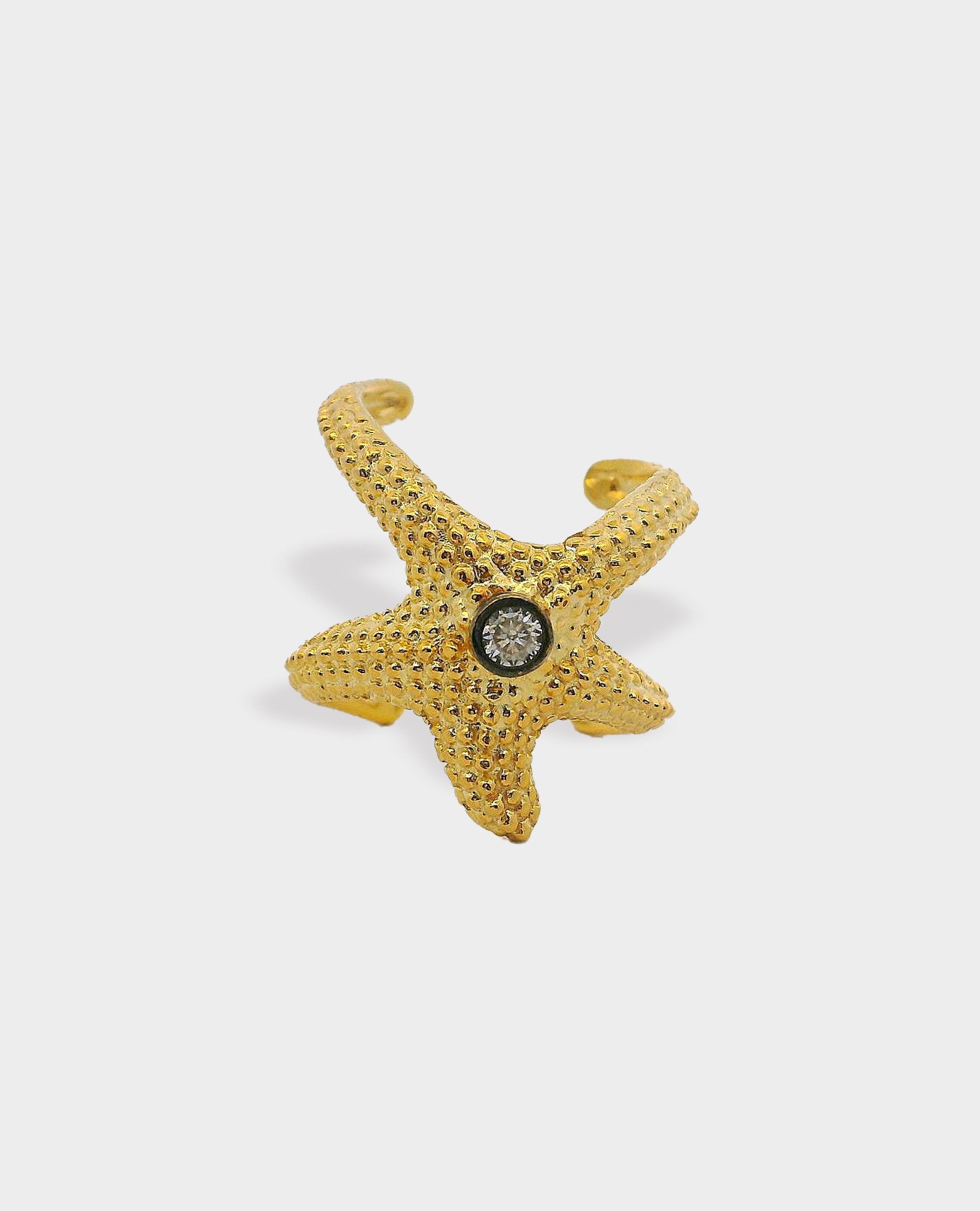 GOLD STARFISH RING