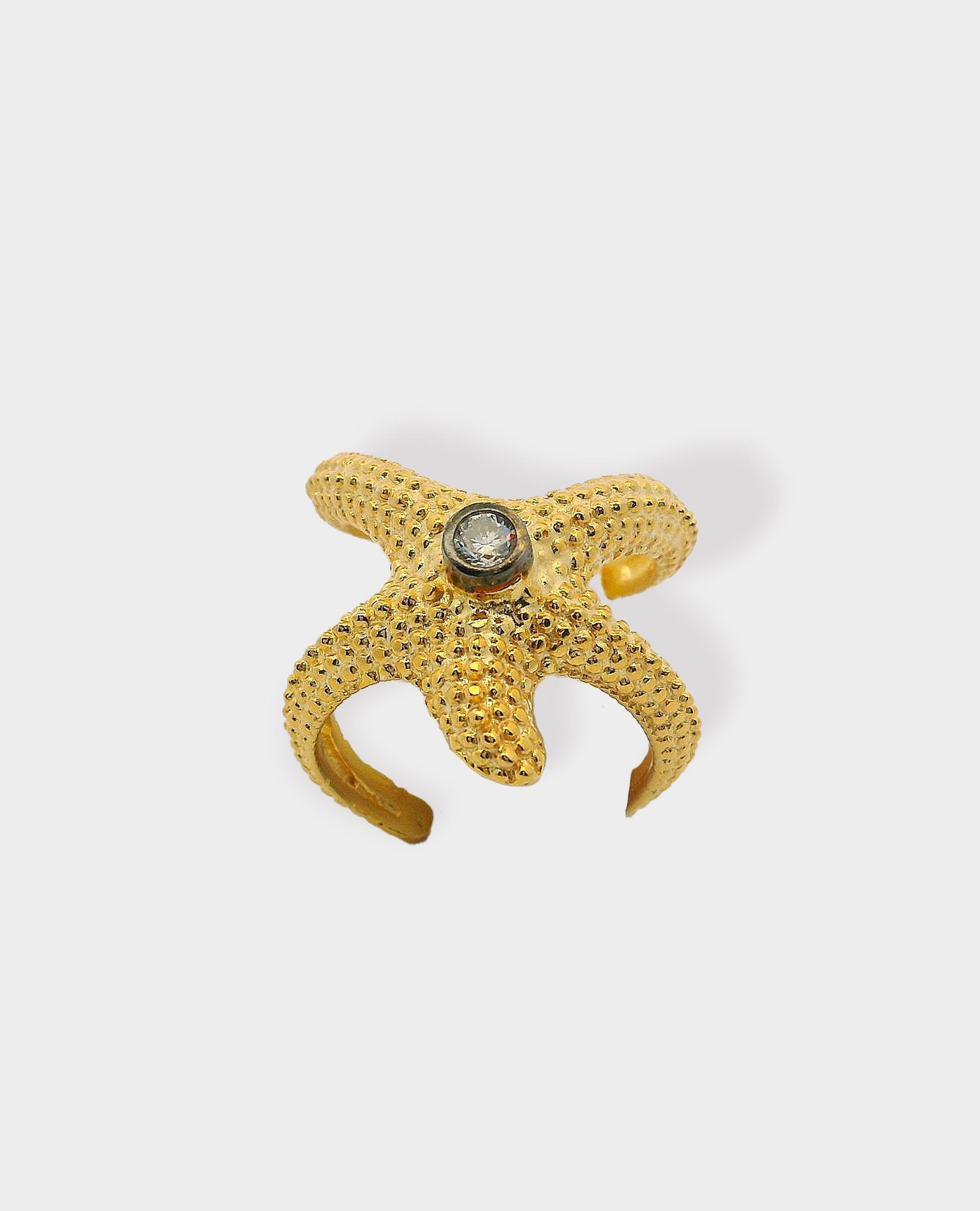 GOLD STARFISH RING