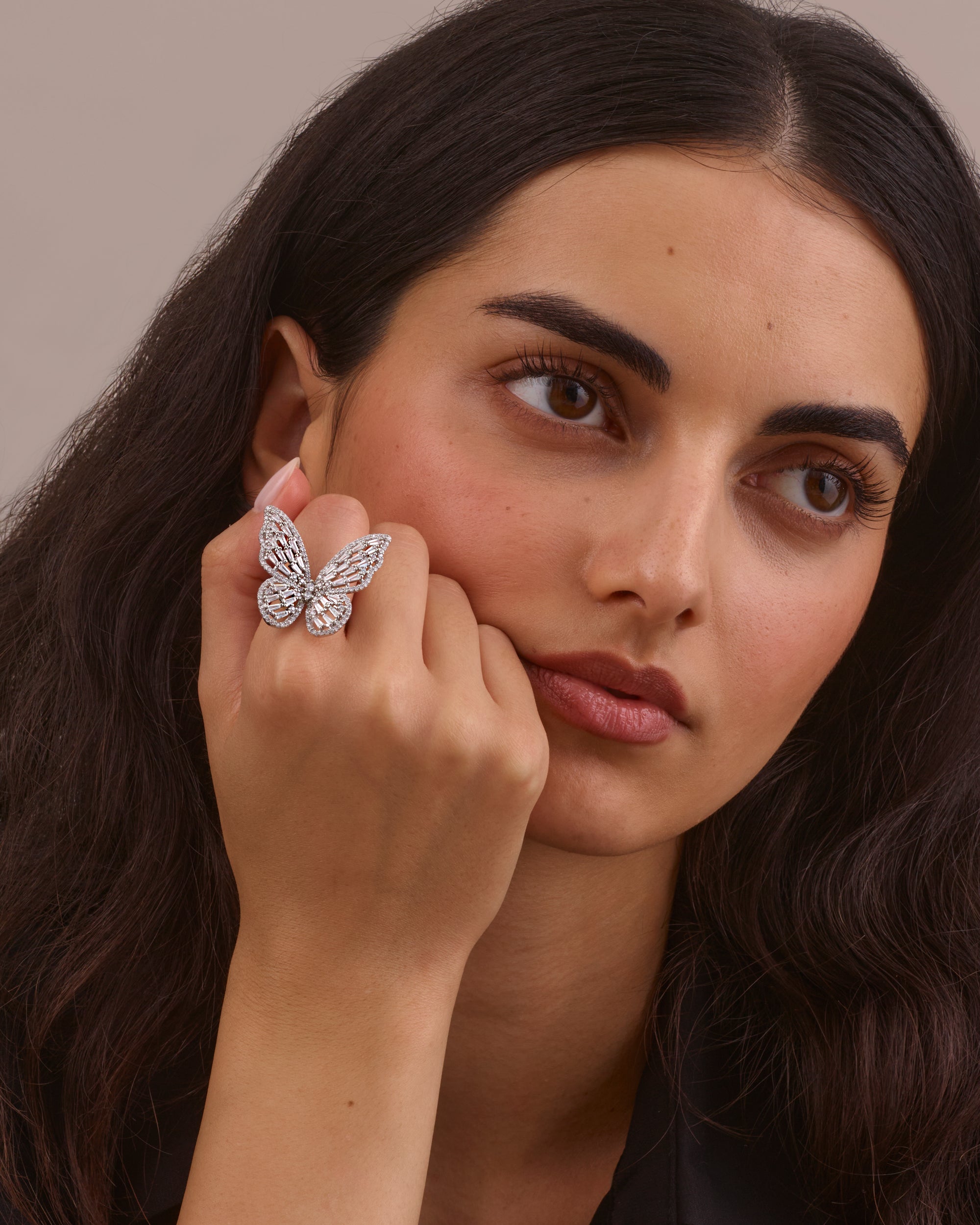 BUTTERFLY SILVER RING