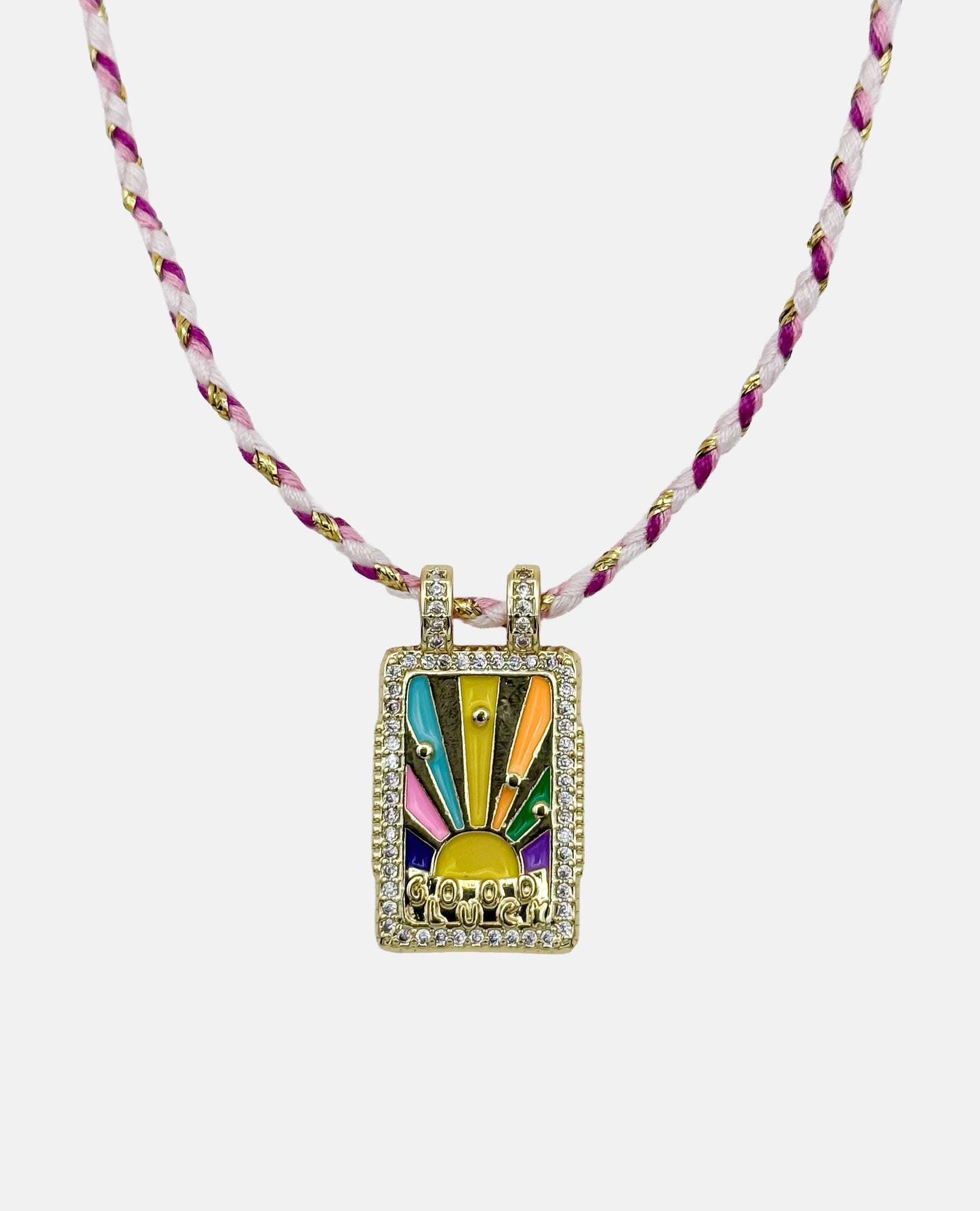 MINI SUNSHINE PENDANT NECKLACE