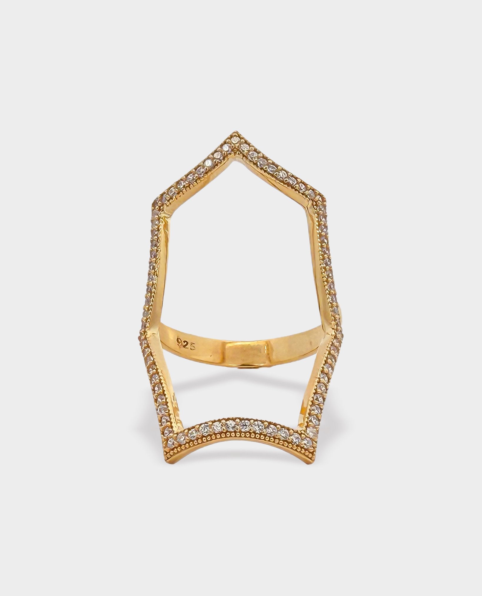 WEB GOLD RING
