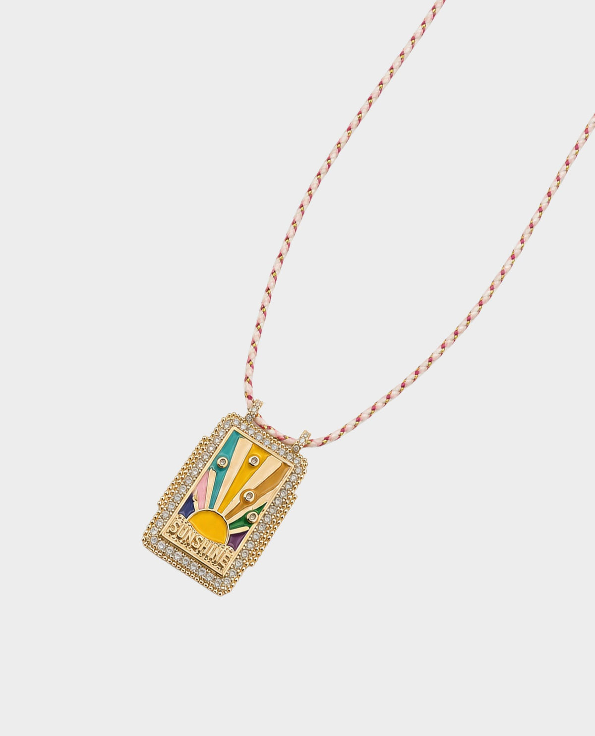 LARGE SUNSHINE PENDANT NECKLACE