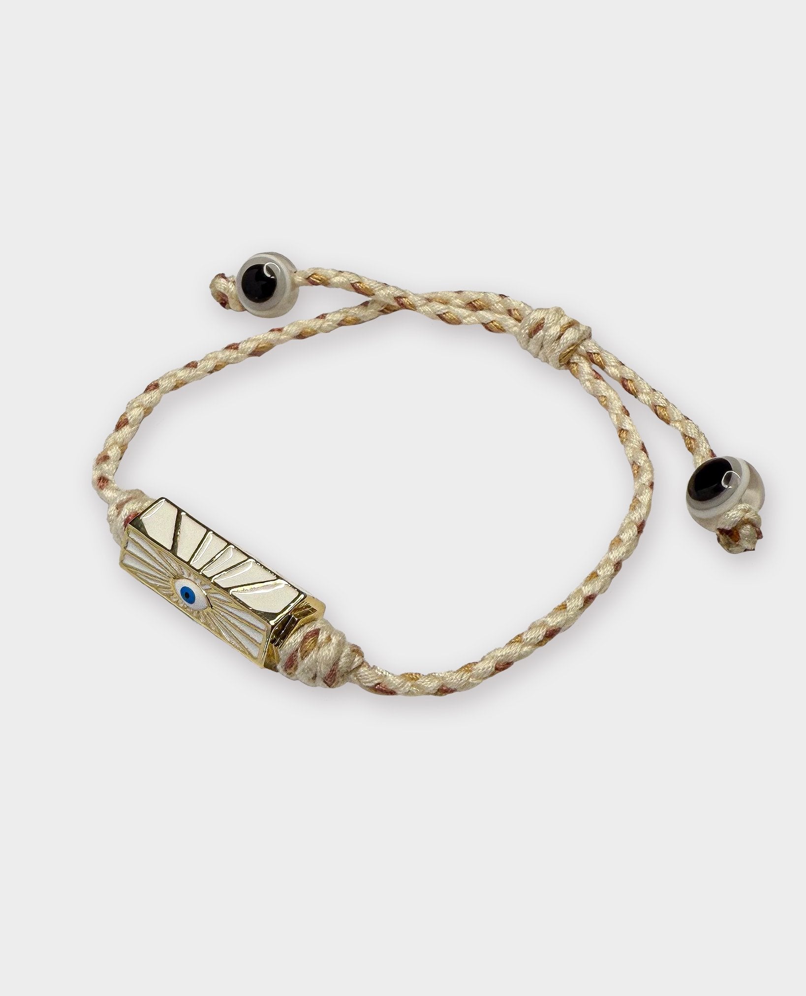 BOHEMIAN EVIL EYE BRACELET - WHITE