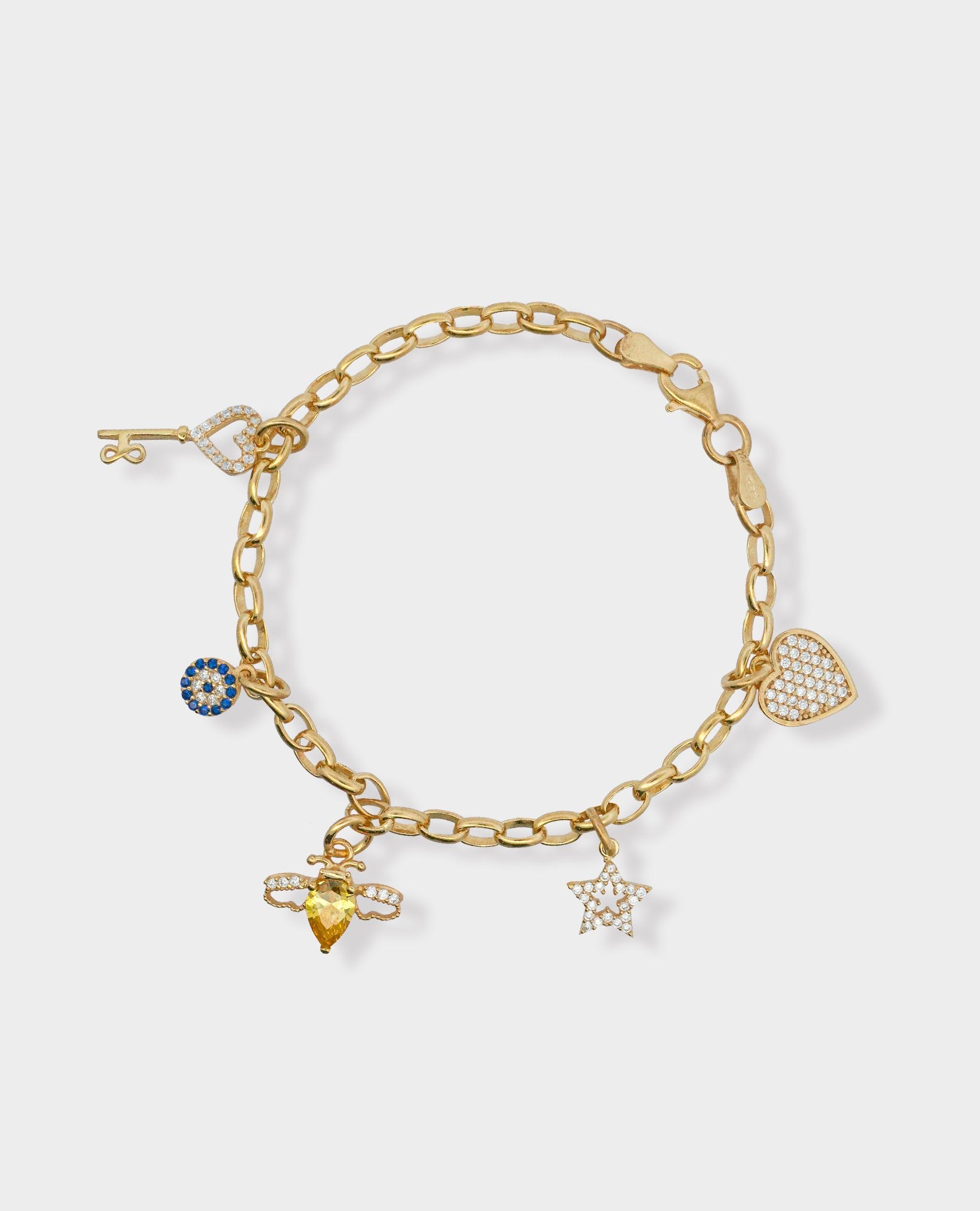 LUCKY CHARMS GOLD BRACELET