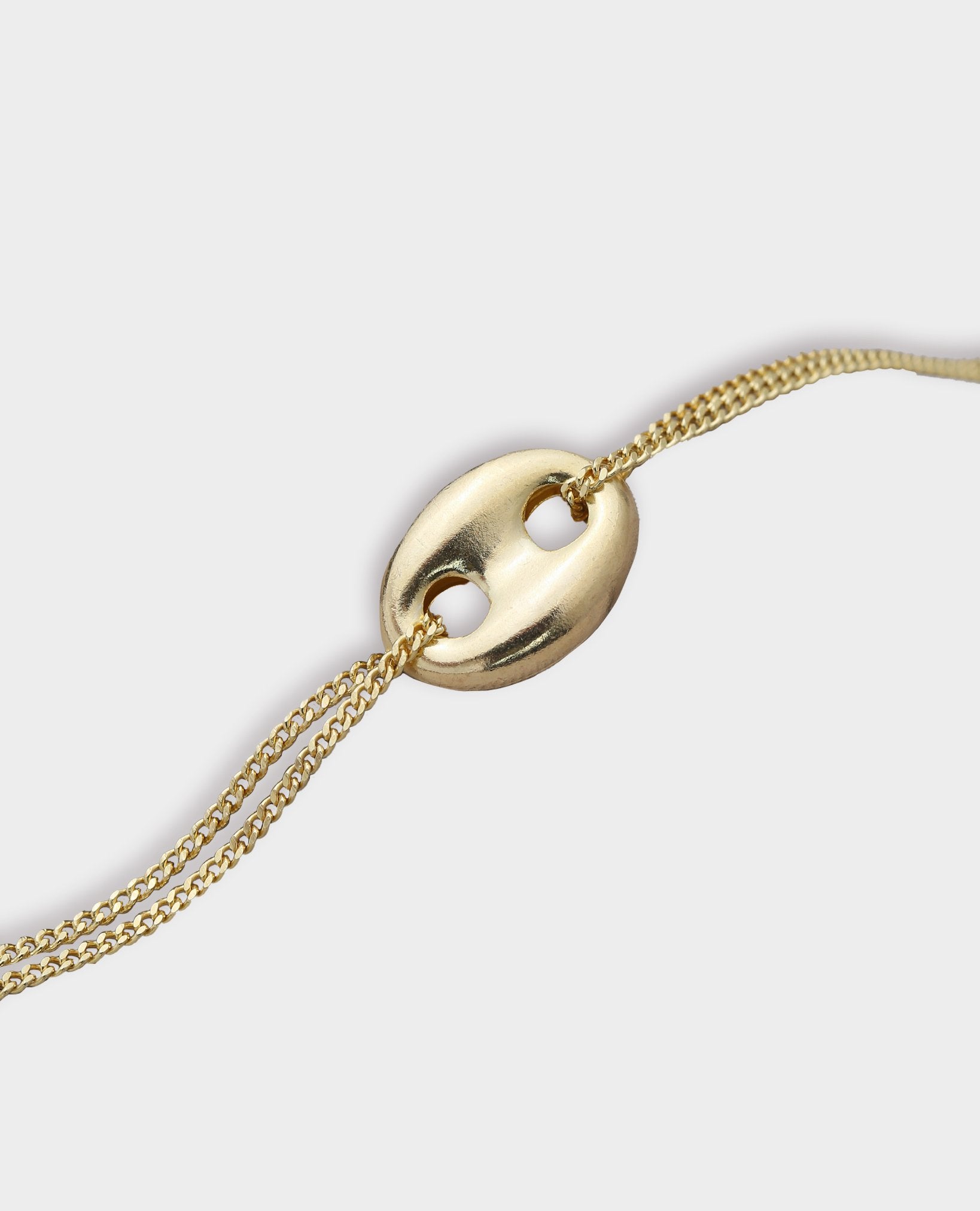 COFFEE BEAN GOLD BRACELET