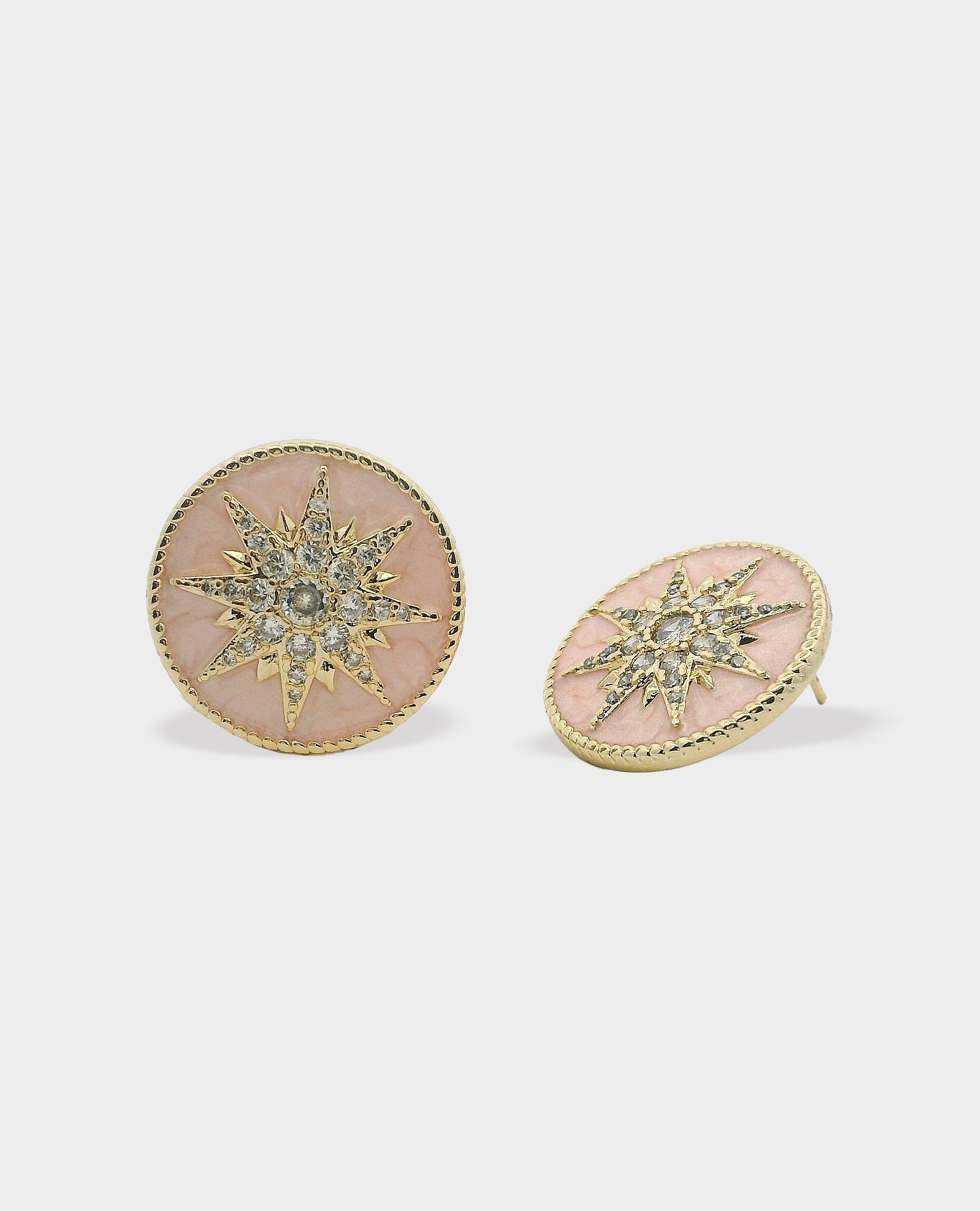 DESERT STAR STUD EARRINGS - PINK