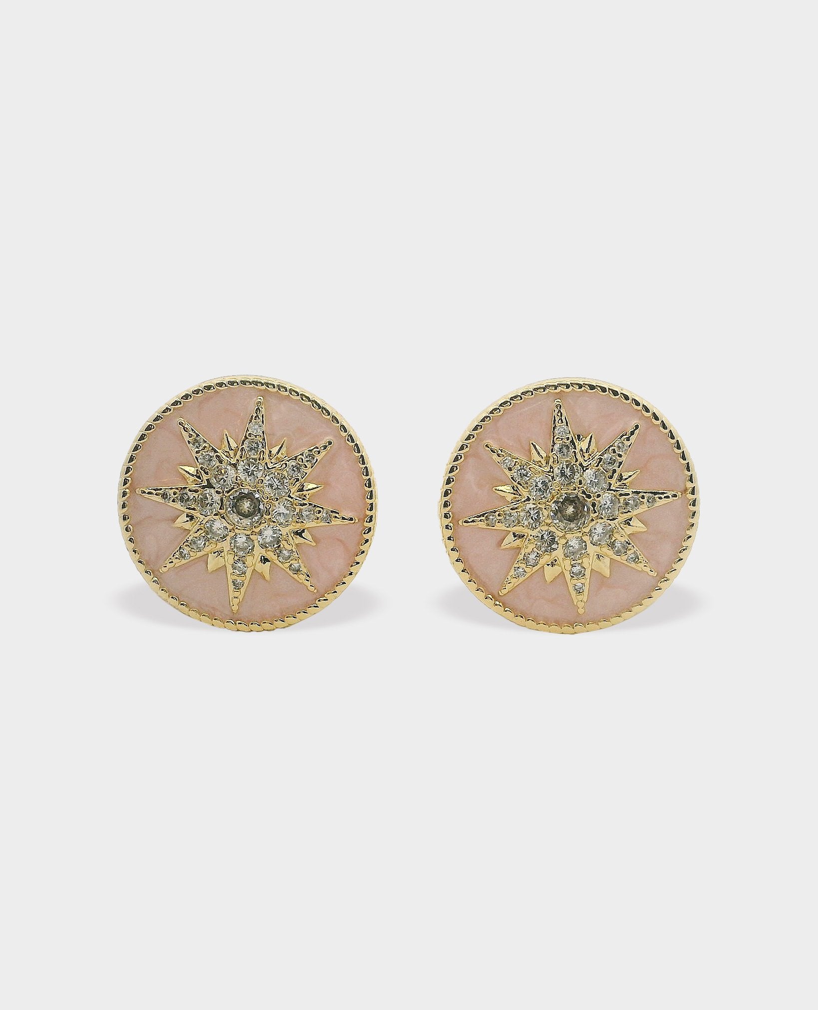 DESERT STAR STUD EARRINGS - PINK