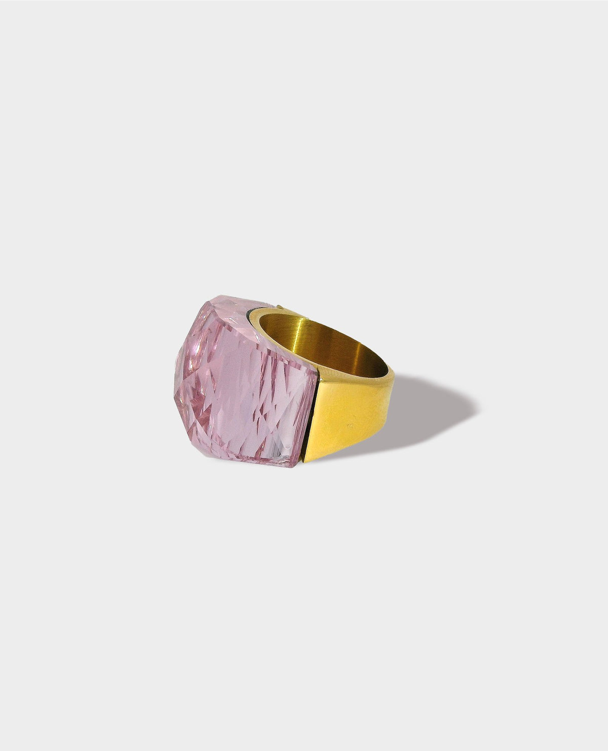 DISCO RING - PINK & GOLD 7