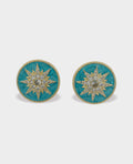 DESERT STAR STUD EARRINGS - TURQUOISE