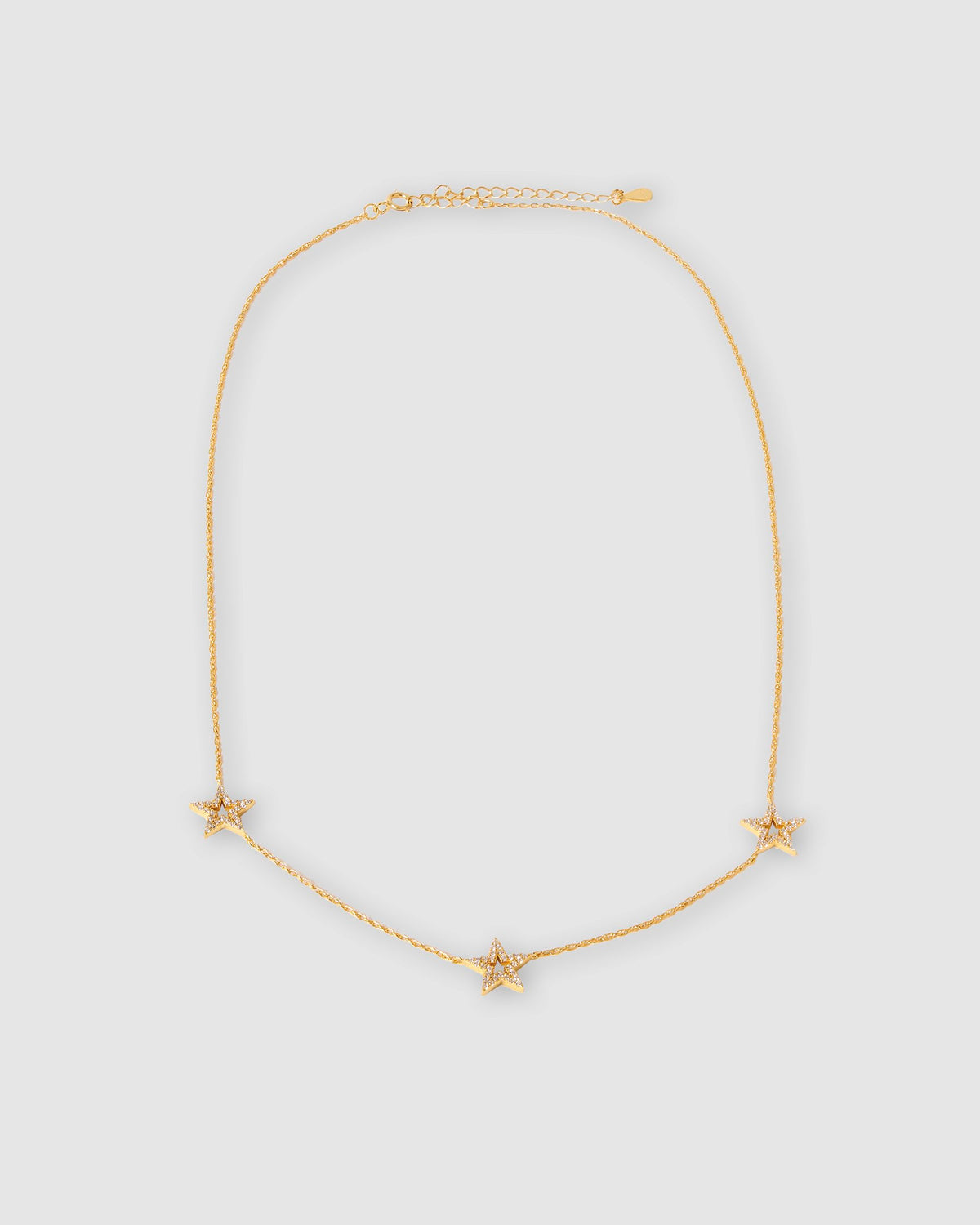 TRIPLE STAR NECKLACE - GOLD
