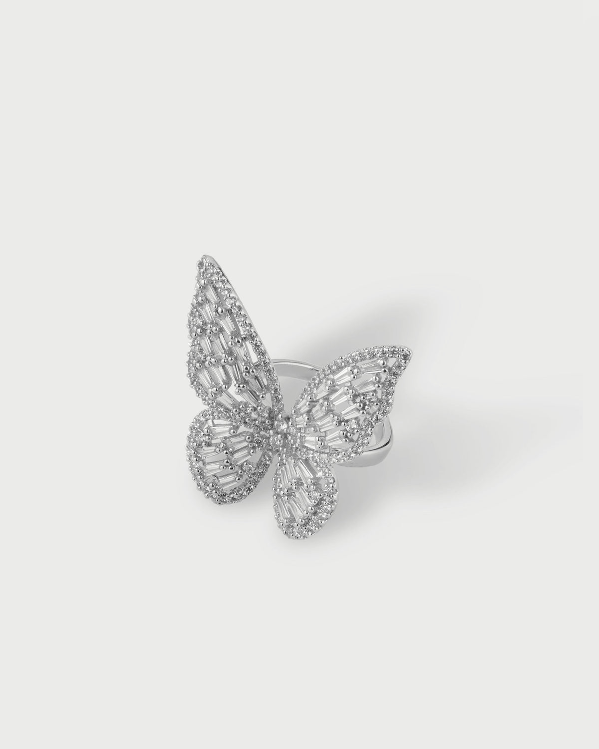 BUTTERFLY SILVER RING