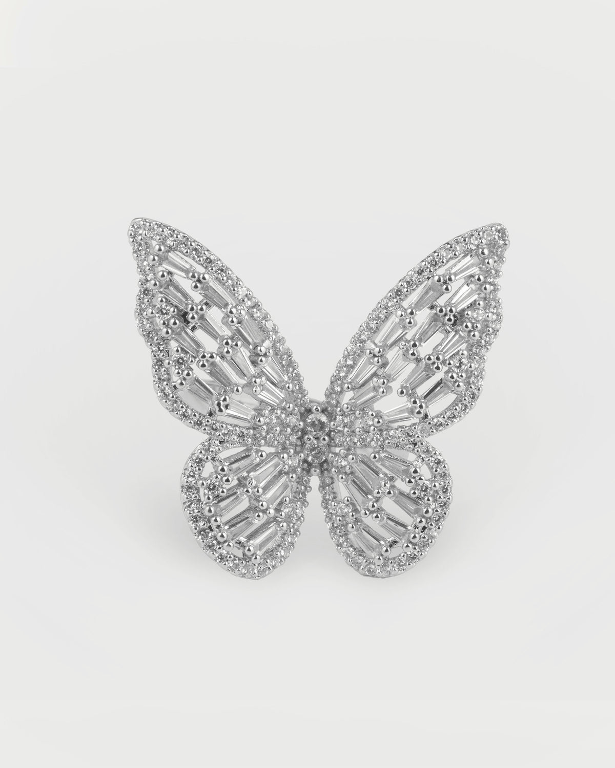 BUTTERFLY SILVER RING