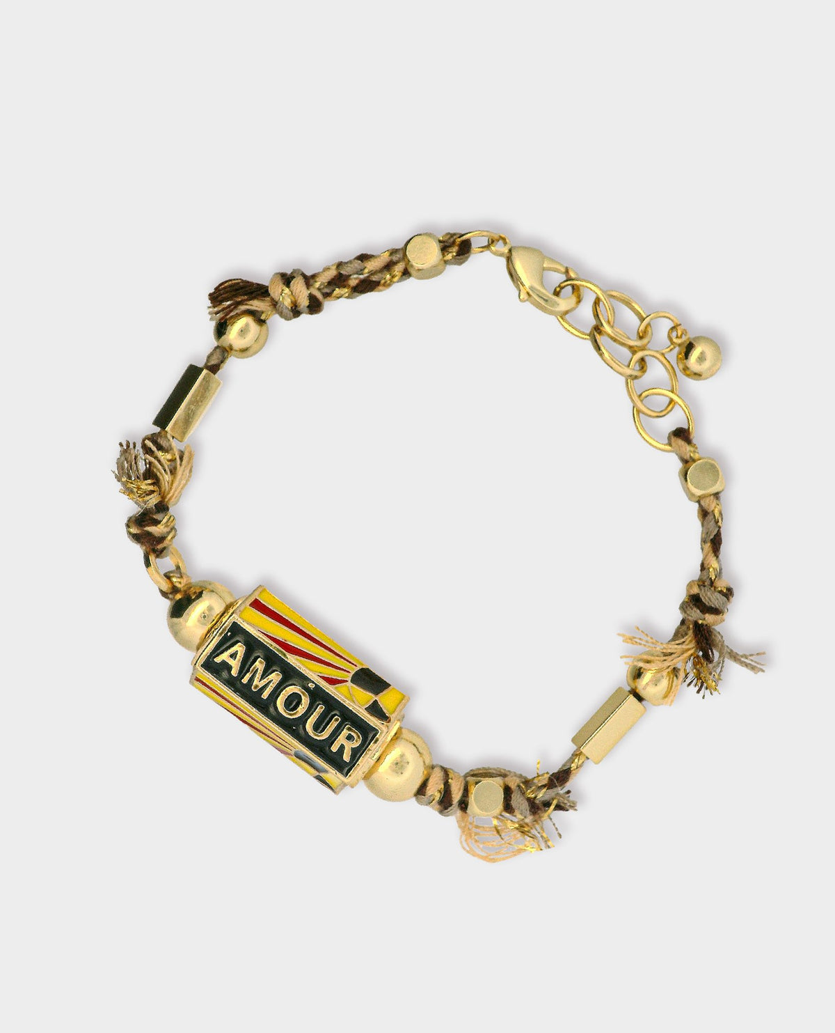 BOHEMIAN AMOUR CHARM BRACELET - BLACK