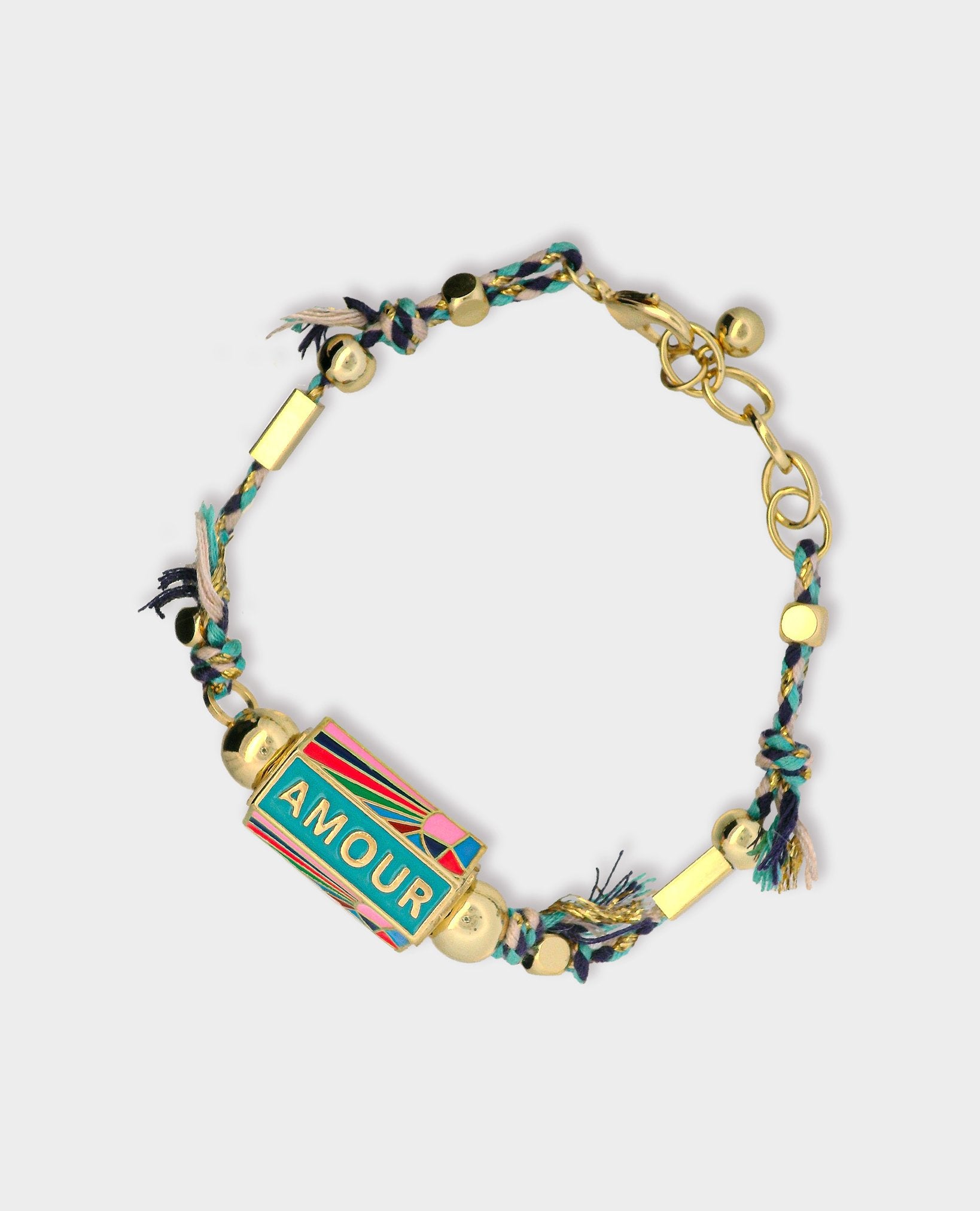 BOHEMIAN AMOUR CHARM BRACELET - TURQUOISE