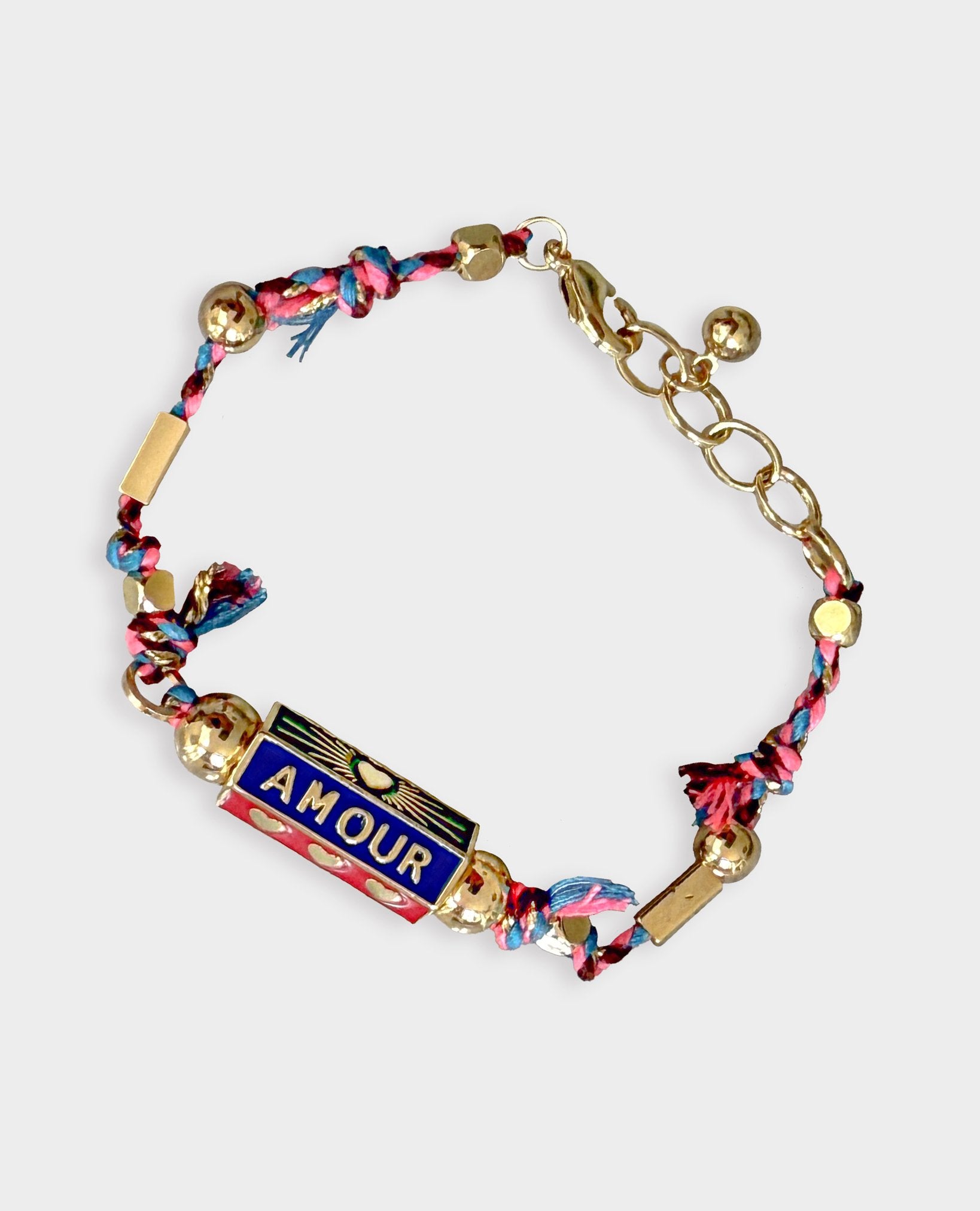 BOHEMIAN AMOUR CHARM BRACELET - BLUE