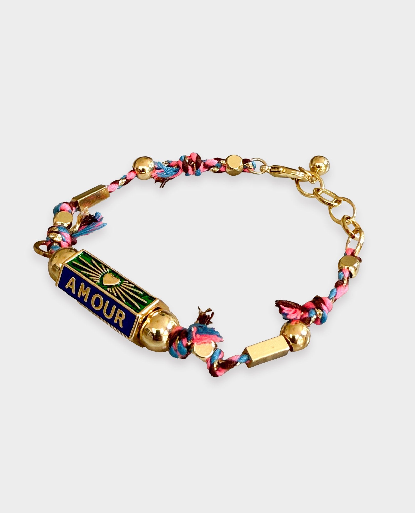 BOHEMIAN AMOUR CHARM BRACELET - BLUE
