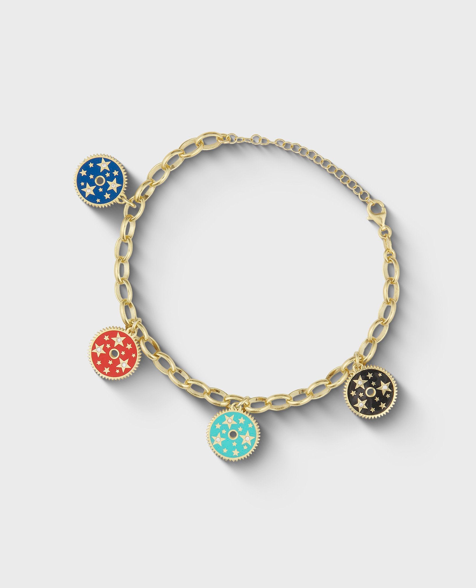 CONSTELLATION GOLD CHARM BRACELET