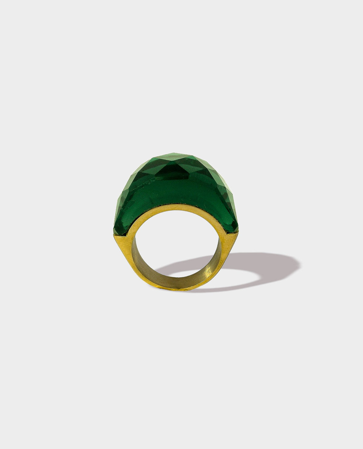DISCO RING - GREEN & GOLD