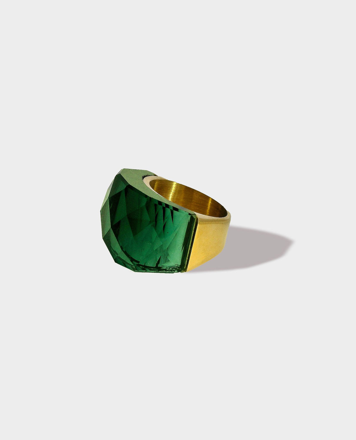 DISCO RING - GREEN & GOLD