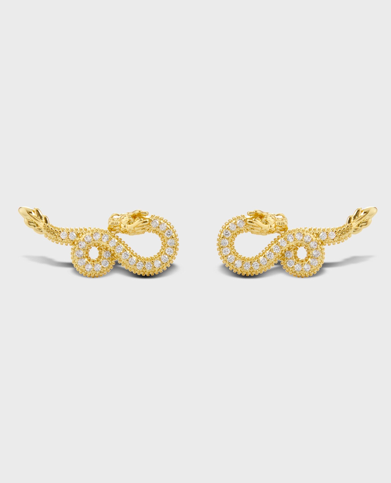 DRAGON GOLD STUD EARRINGS