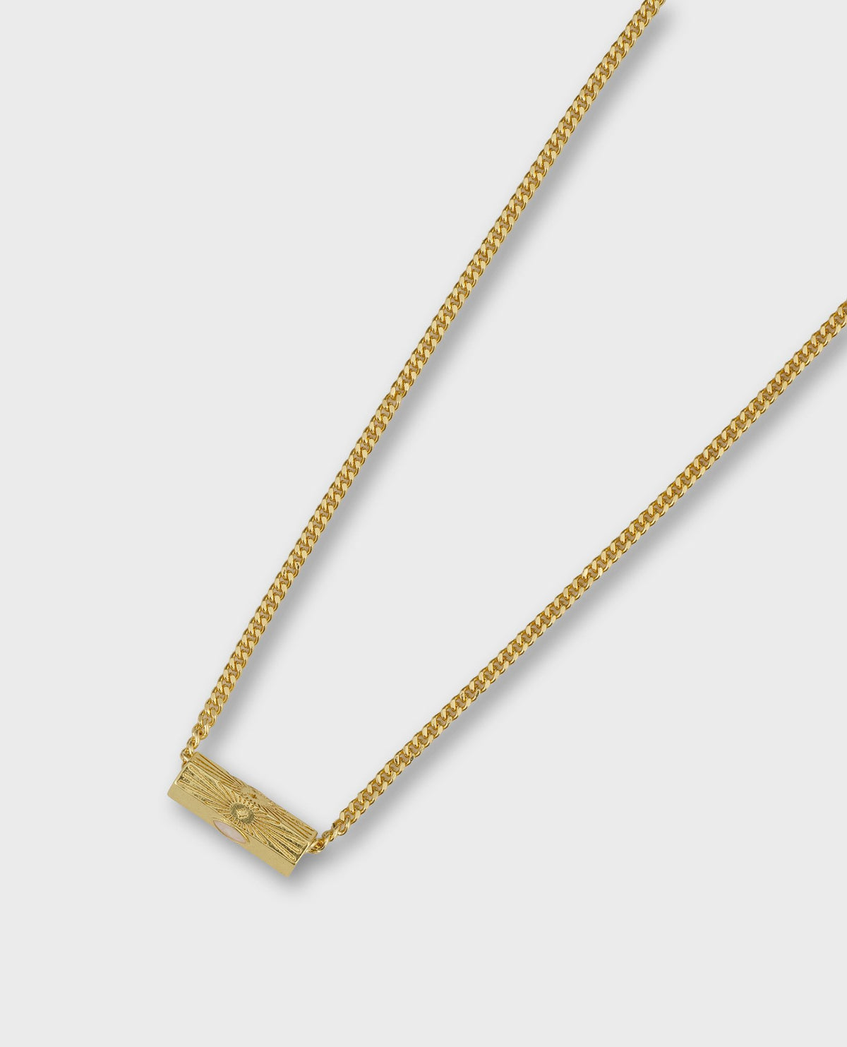 BOHEMIAN GOLD EVIL EYE NECKLACE