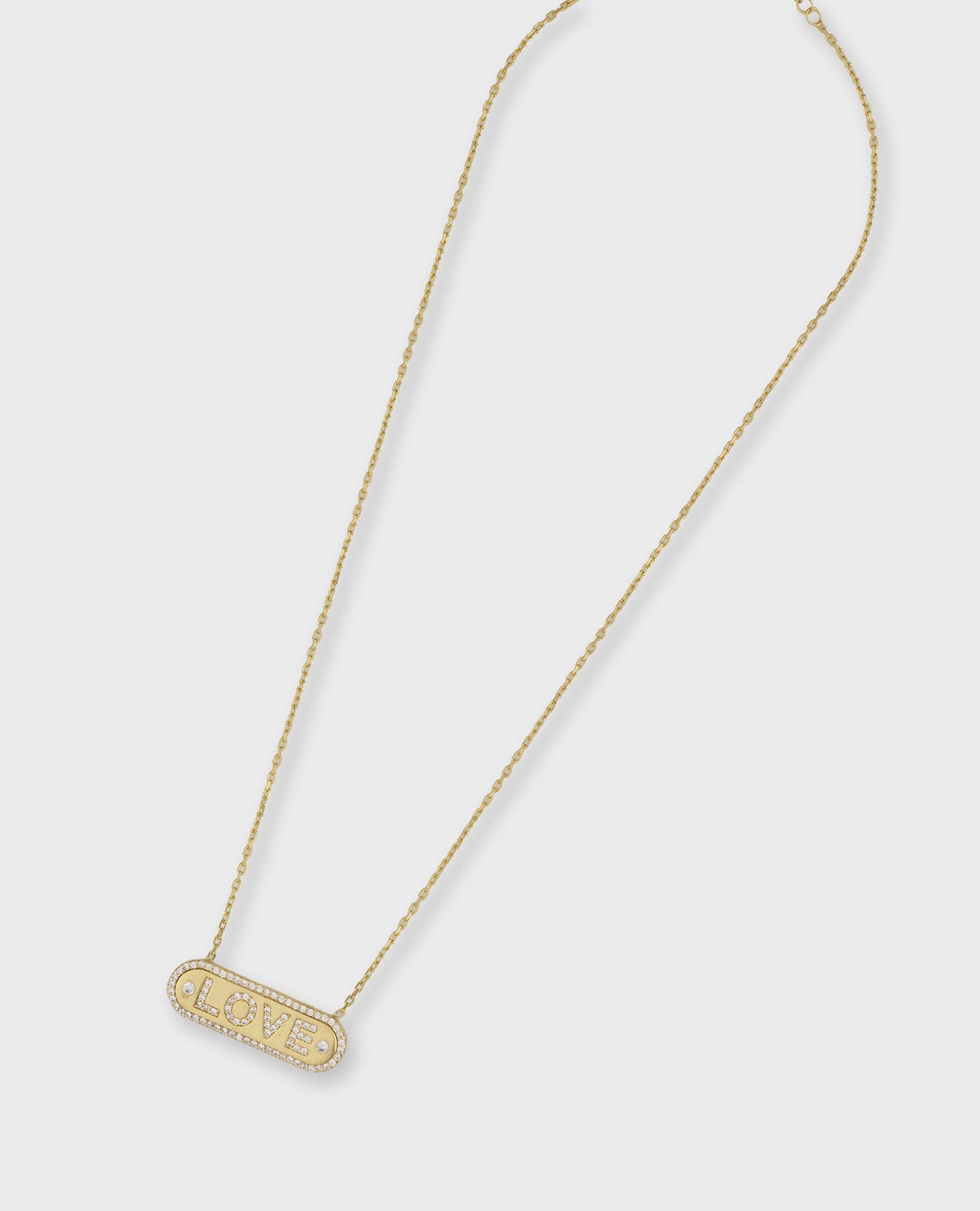 LOVE GOLD PENDANT NECKLACE