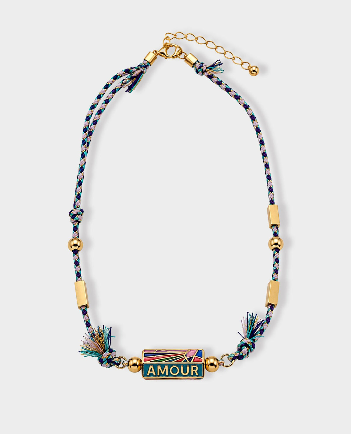 BOHEMIAN AMOUR PENDANT NECKLACE - TURQUOISE