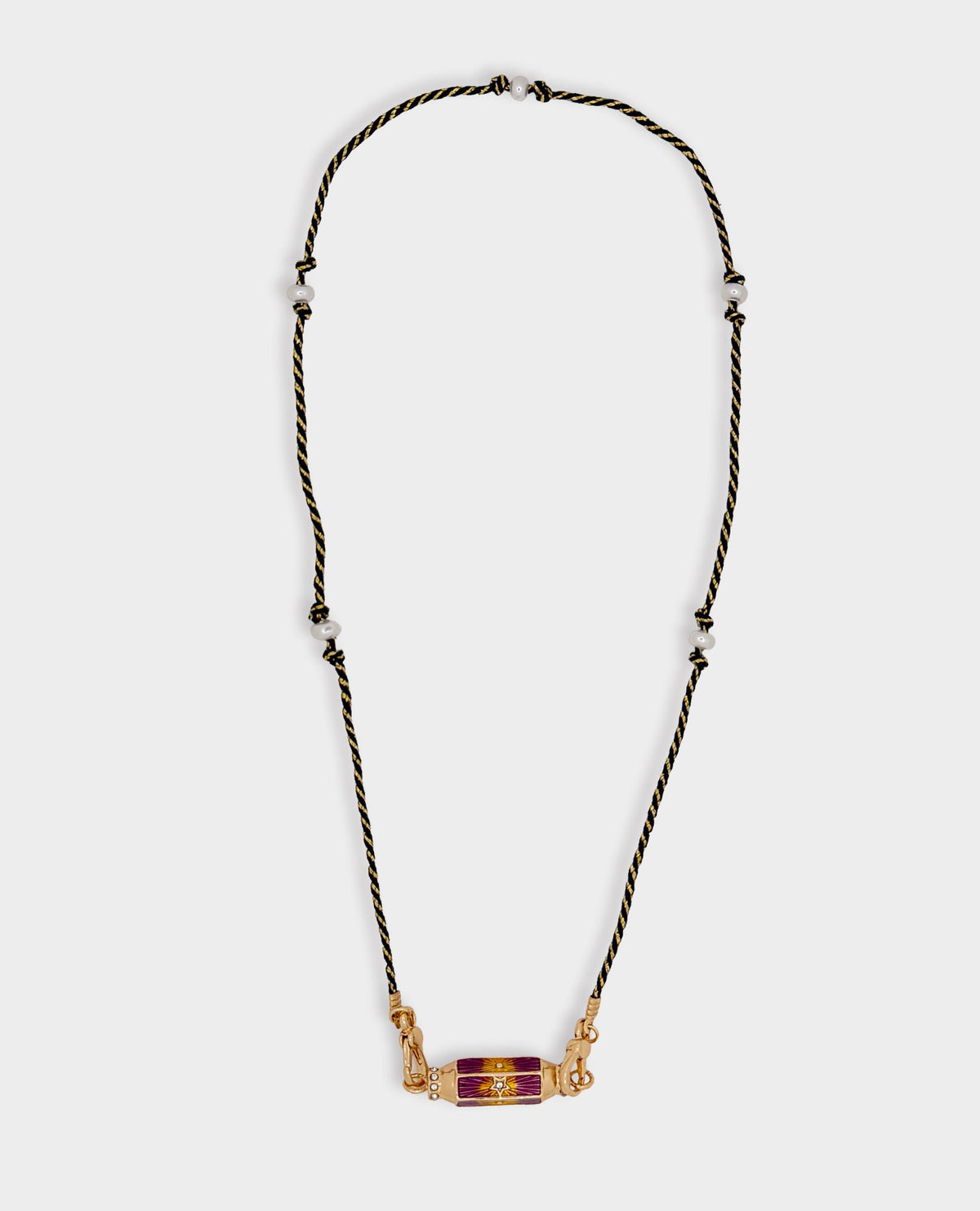 STARBURST AMULET PENDANT NECKLACE - PURPLE
