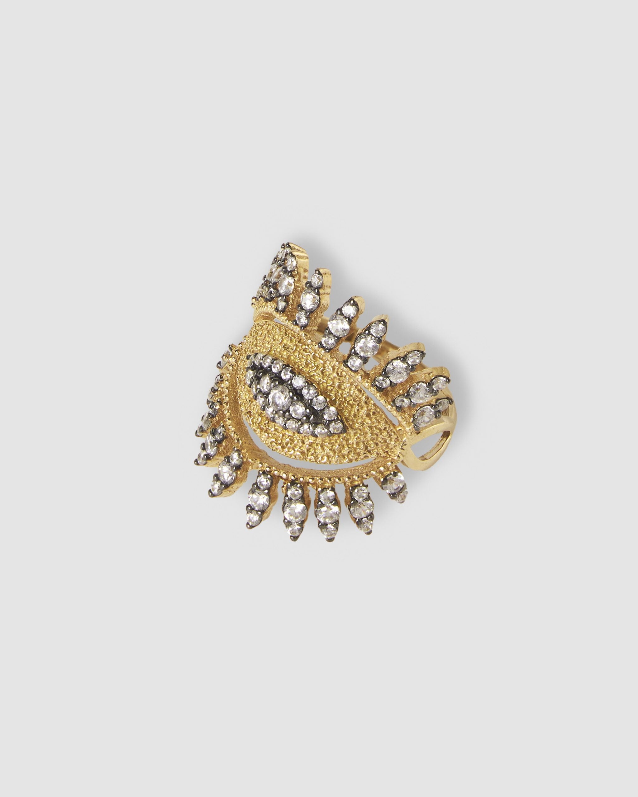 ETHEREAL GOLD EVIL EYE RING