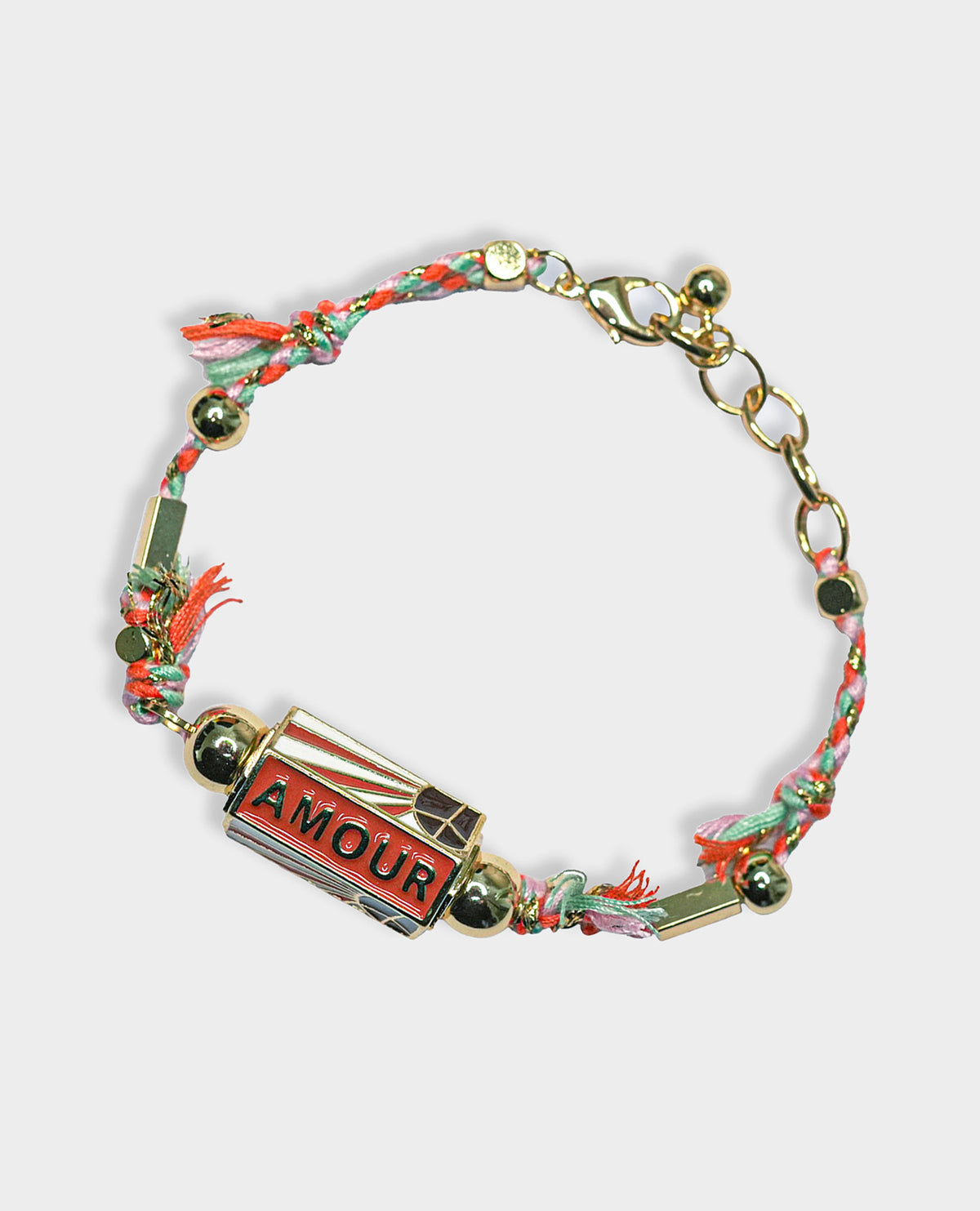 BOHEMIAN AMOUR CHARM BRACELET - ORANGE