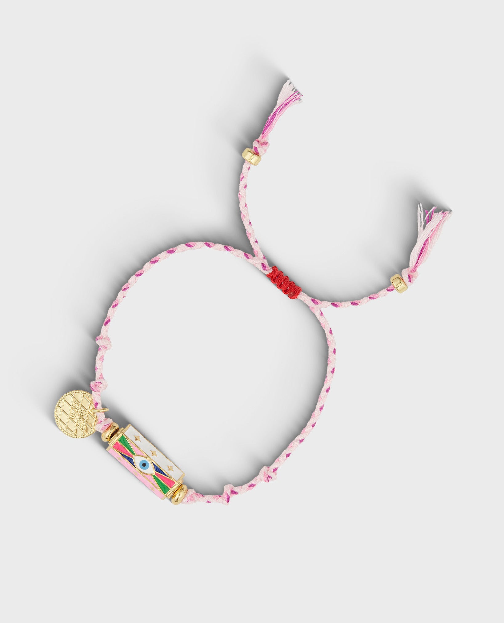 BOHEMIAN EVIL EYE BRACELET- PINK