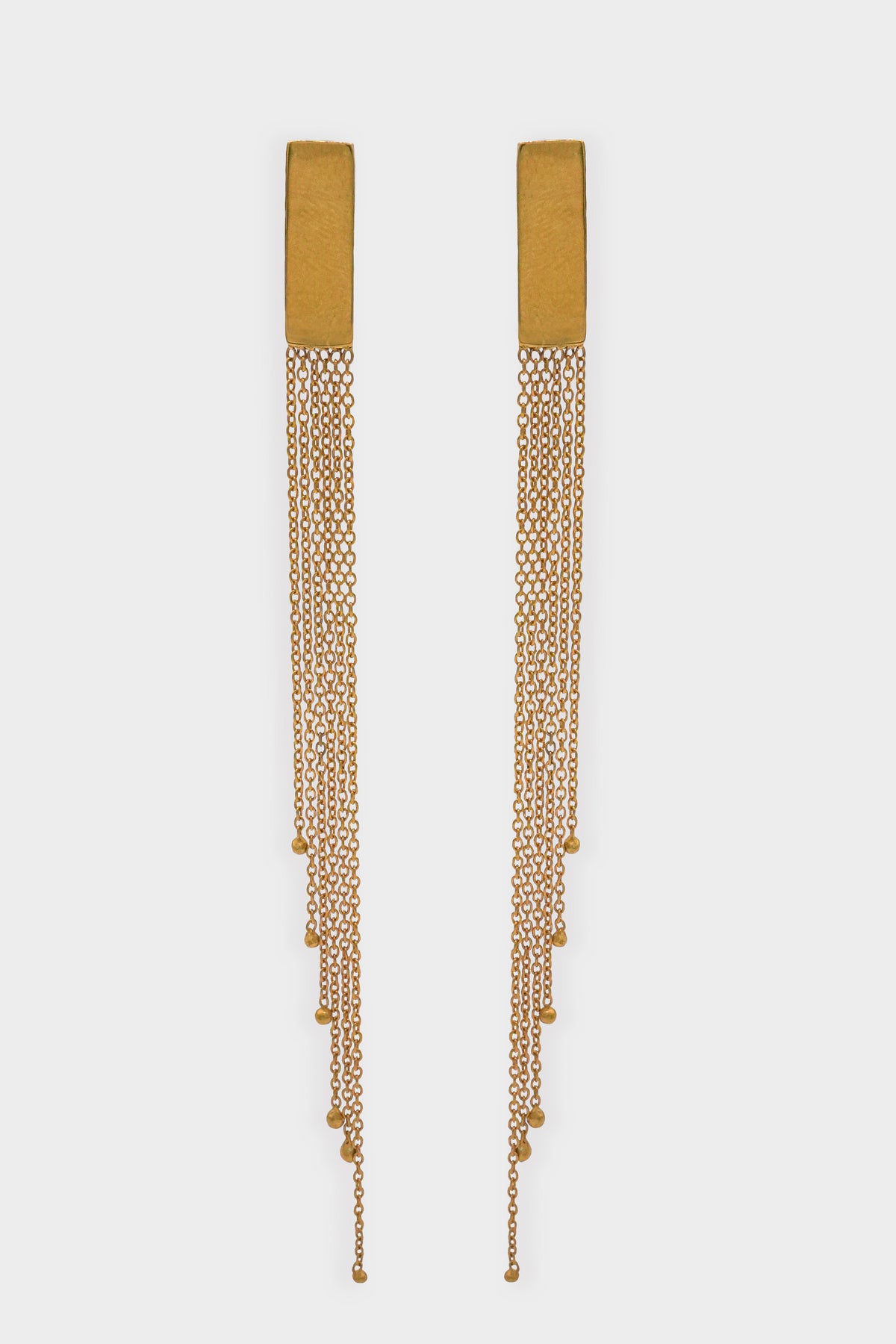 LUXE: THE GOLD MESH DROP EARRINGS